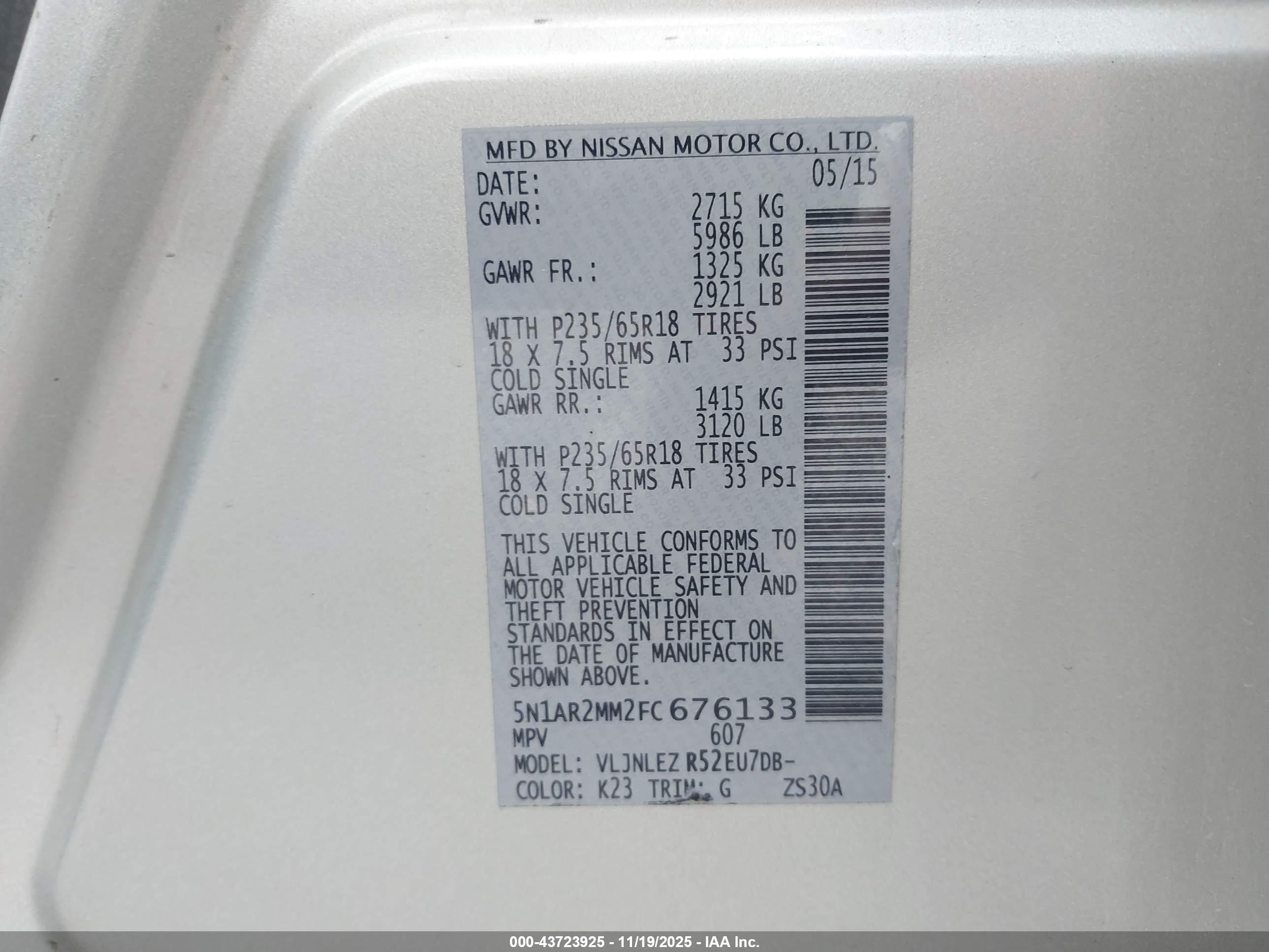 NISSAN PATHFINDER image 9