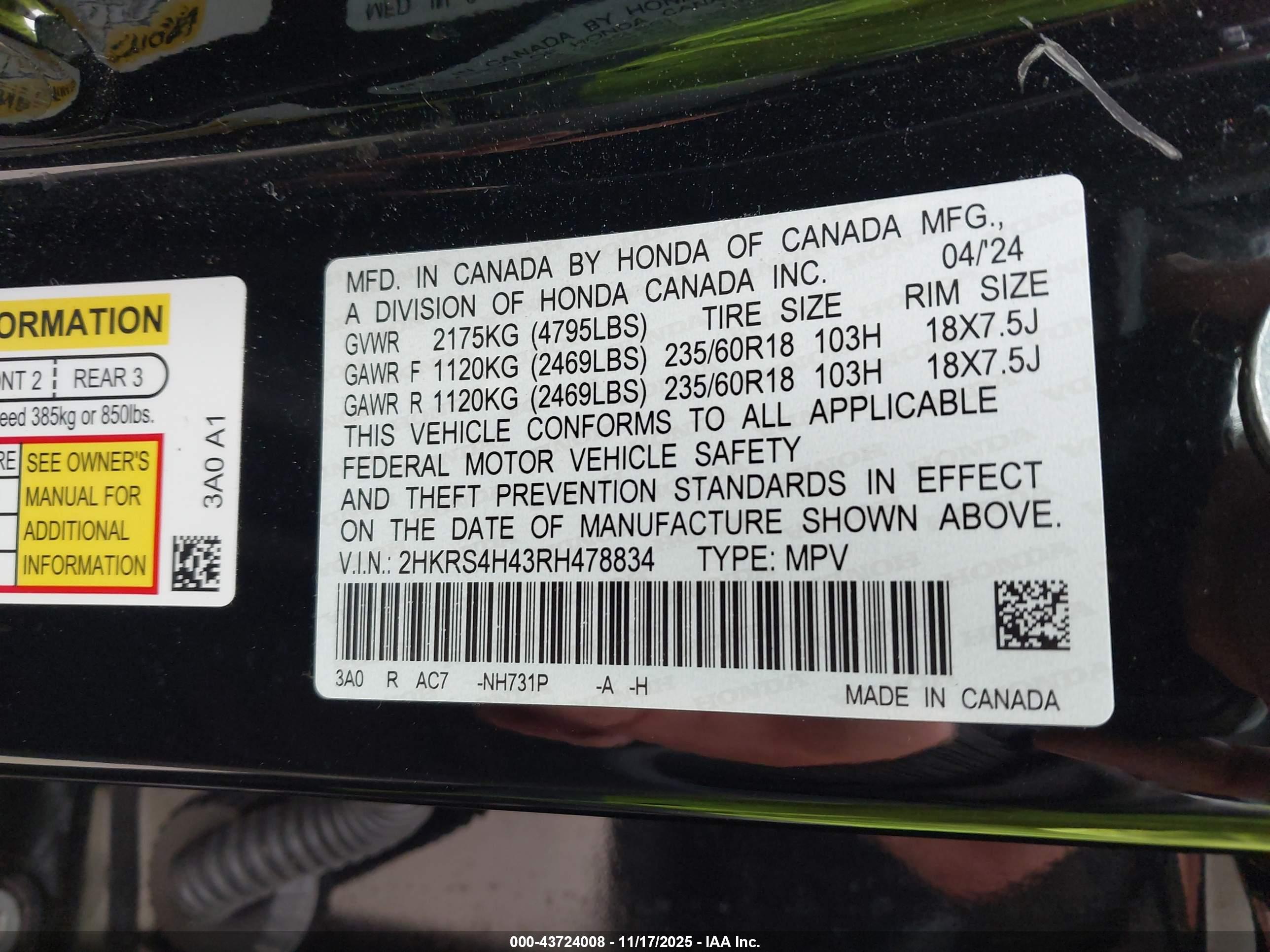HONDA CR-V image 9