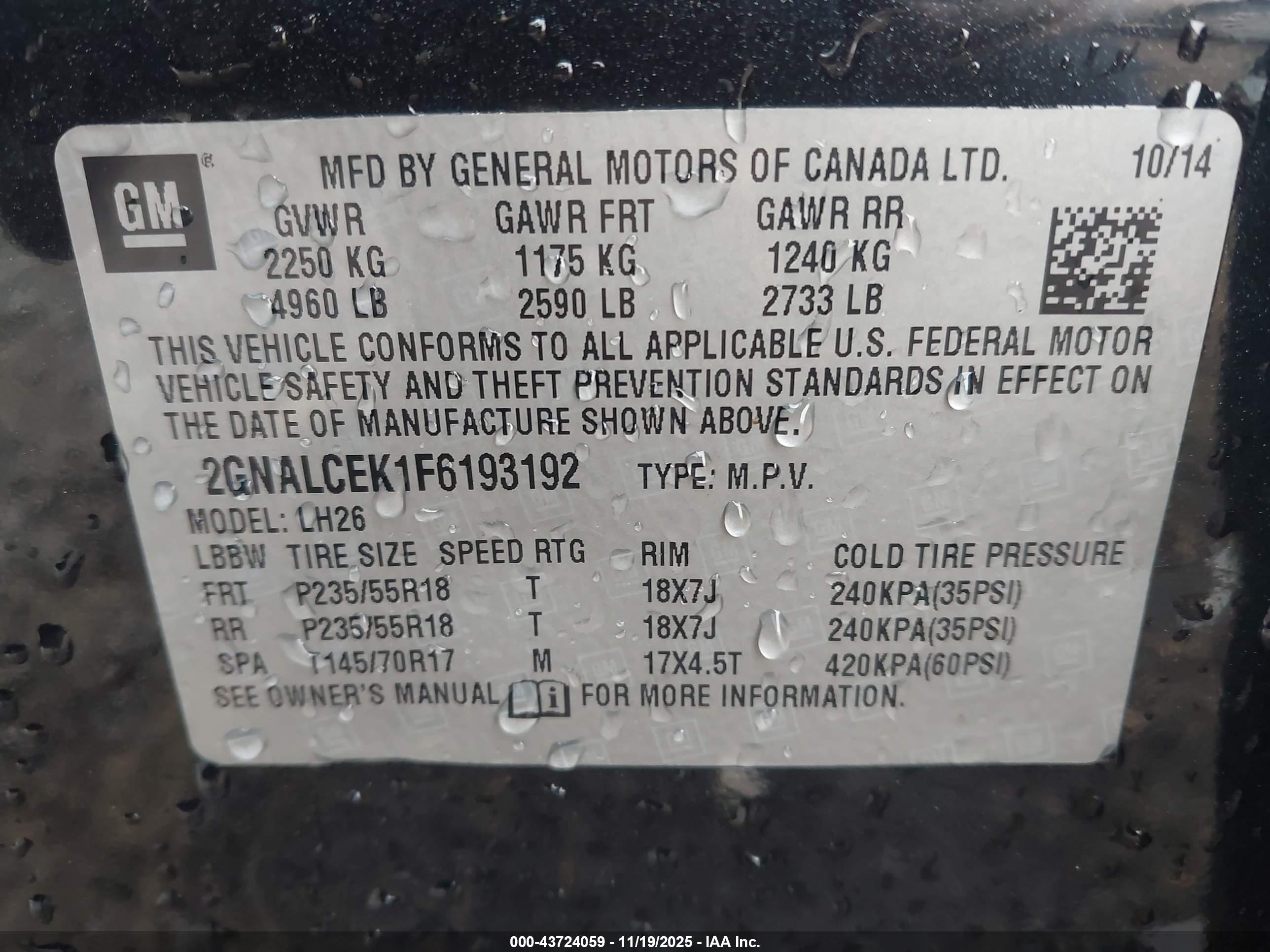 CHEVROLET EQUINOX image 9