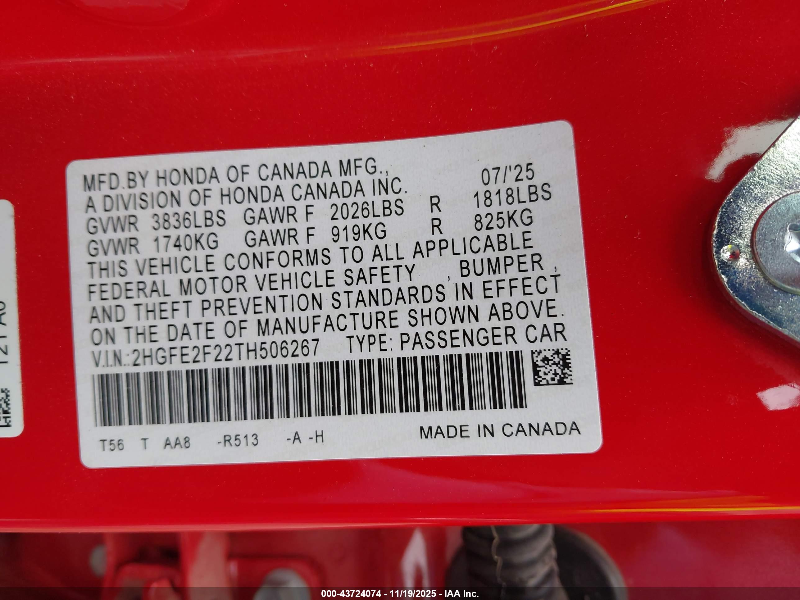 HONDA CIVIC image 9