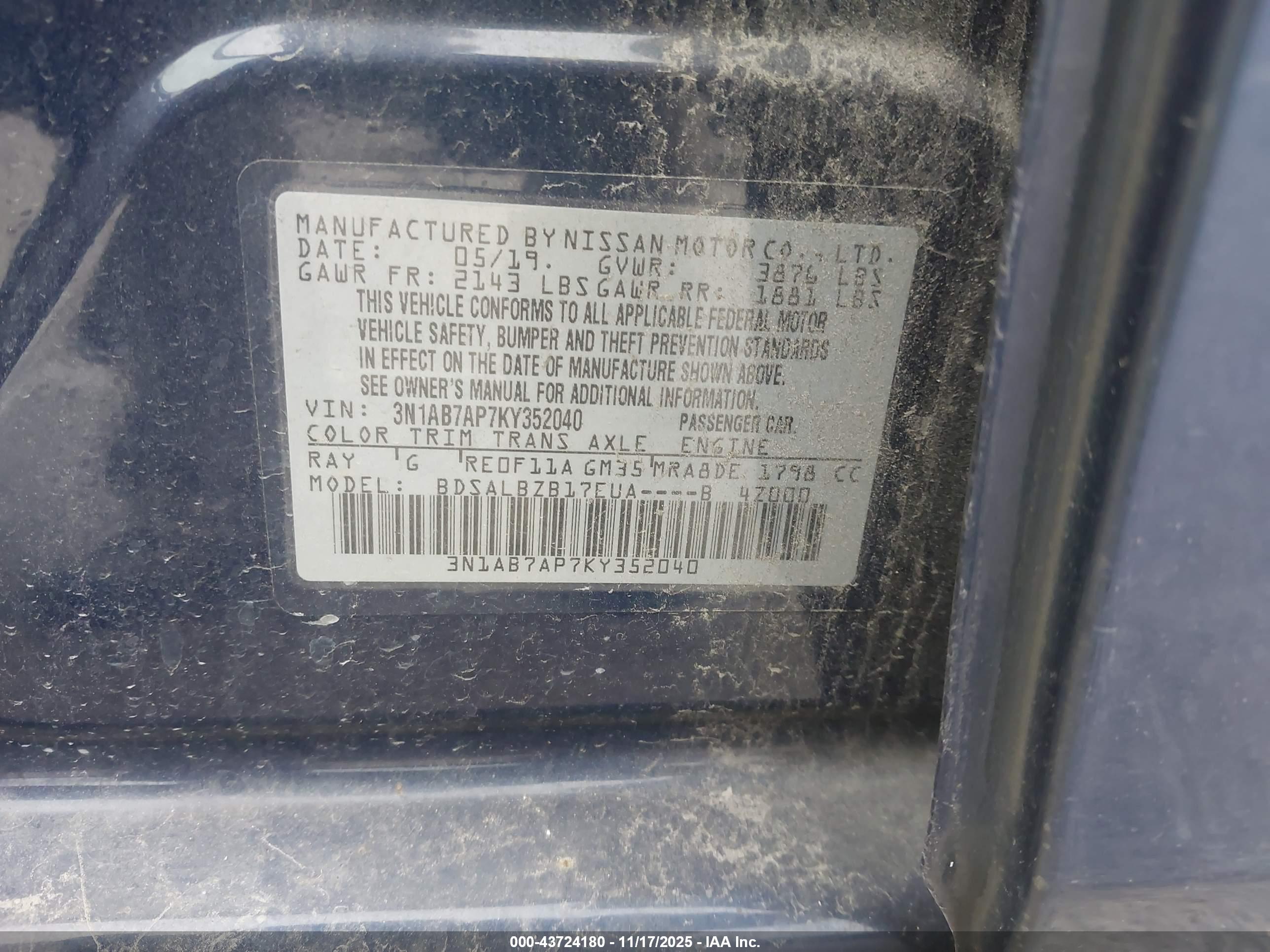 NISSAN SENTRA image 9