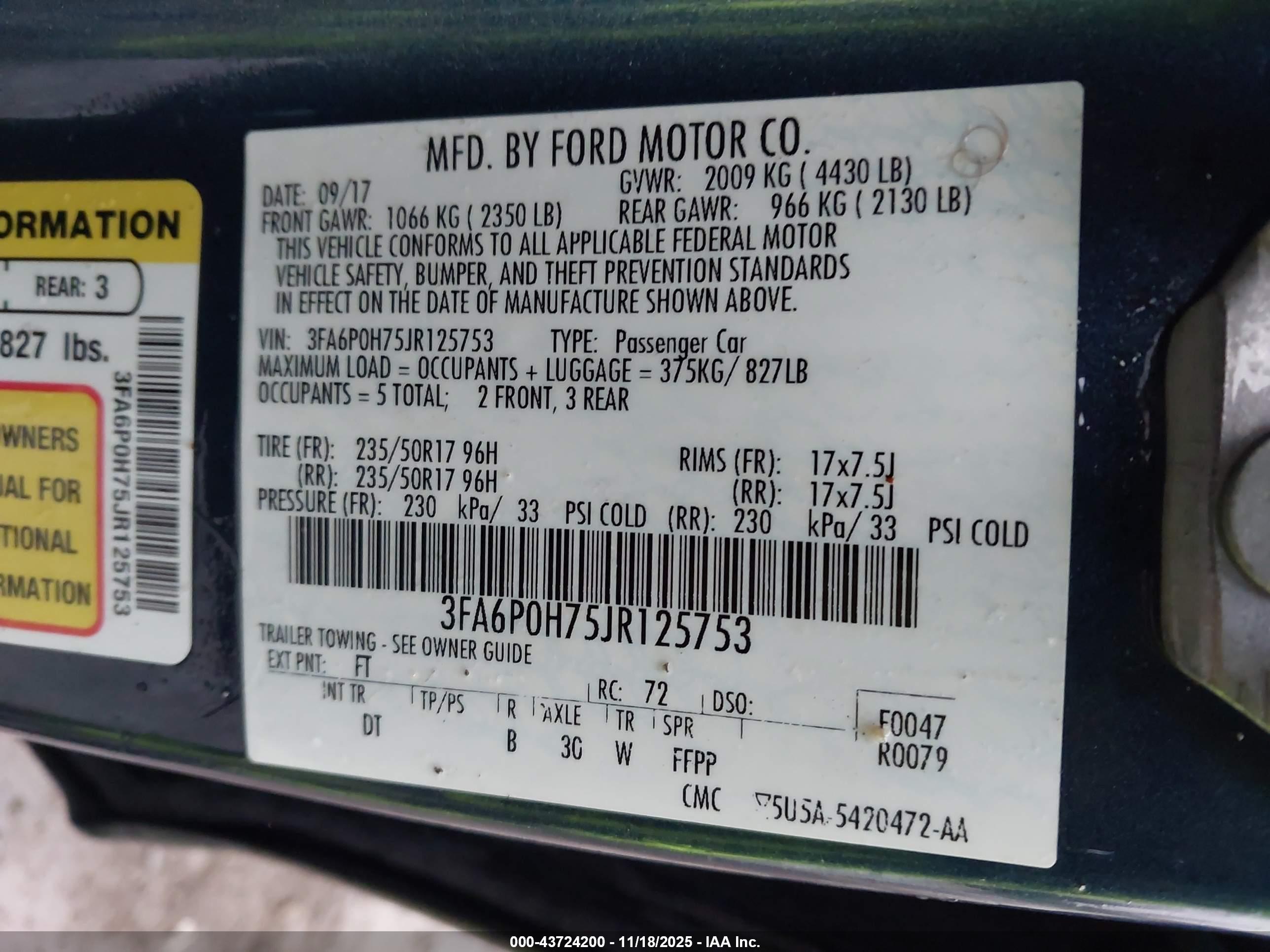 FORD FUSION image 9