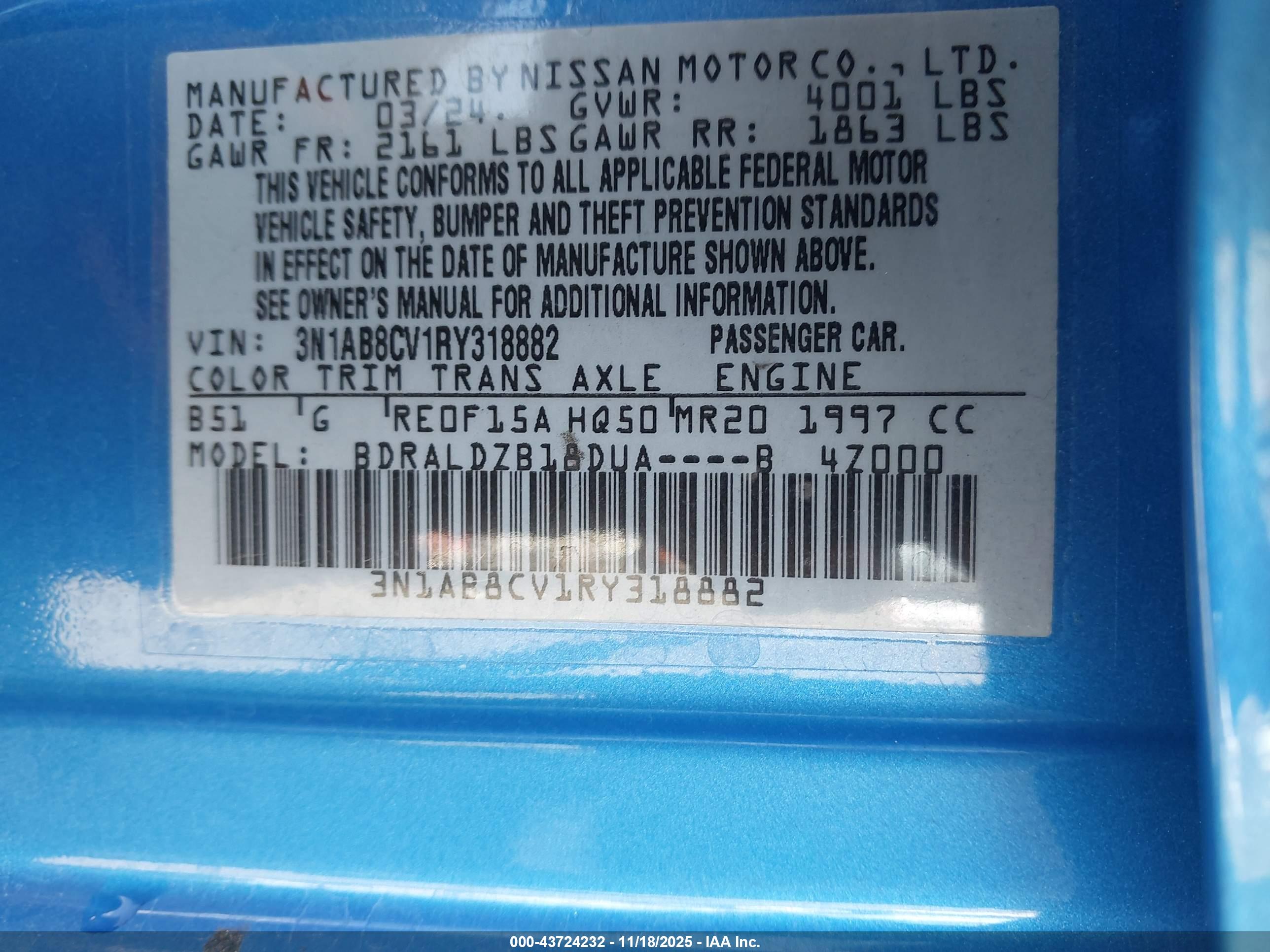 NISSAN SENTRA image 9