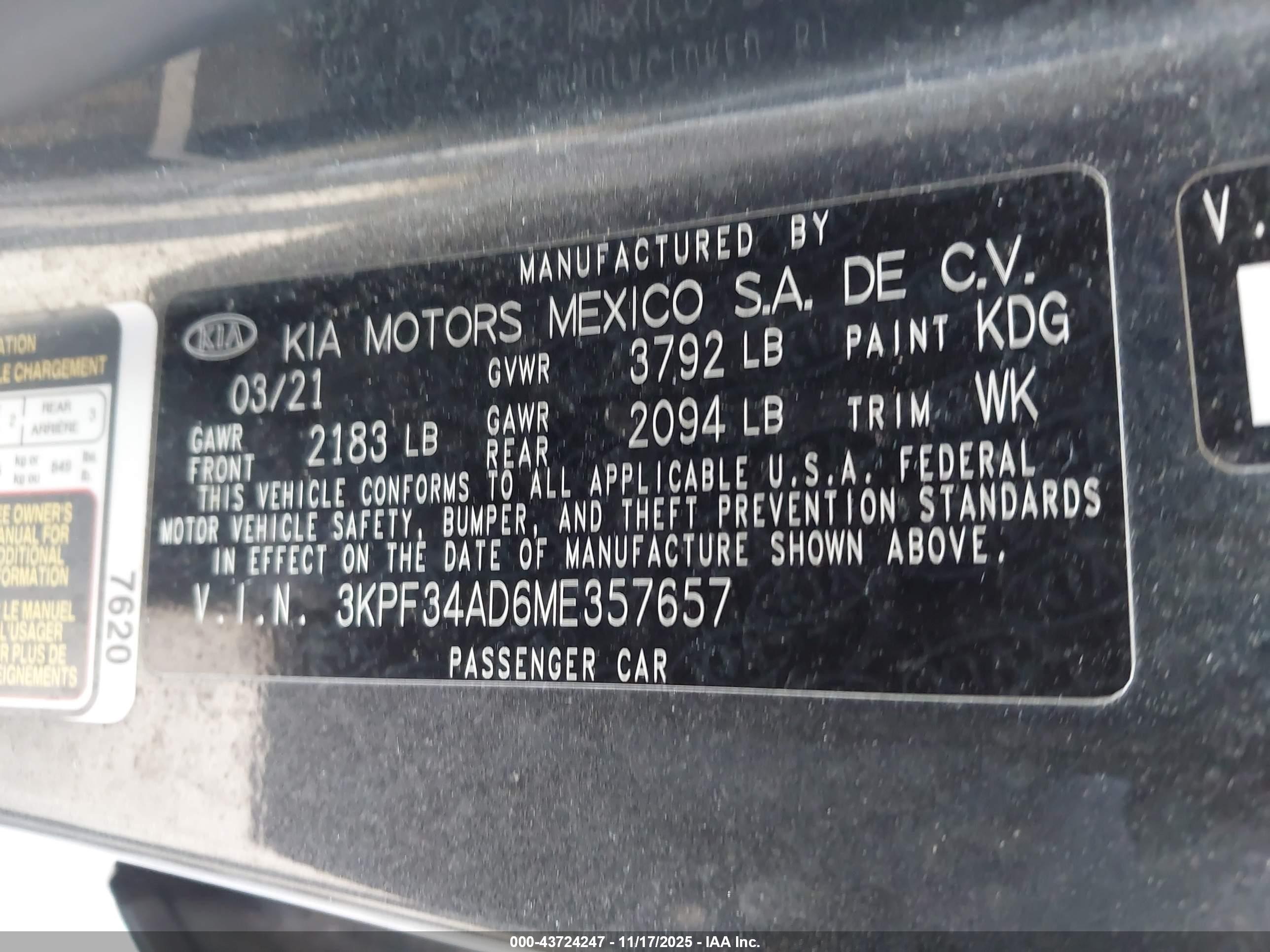 KIA FORTE image 9