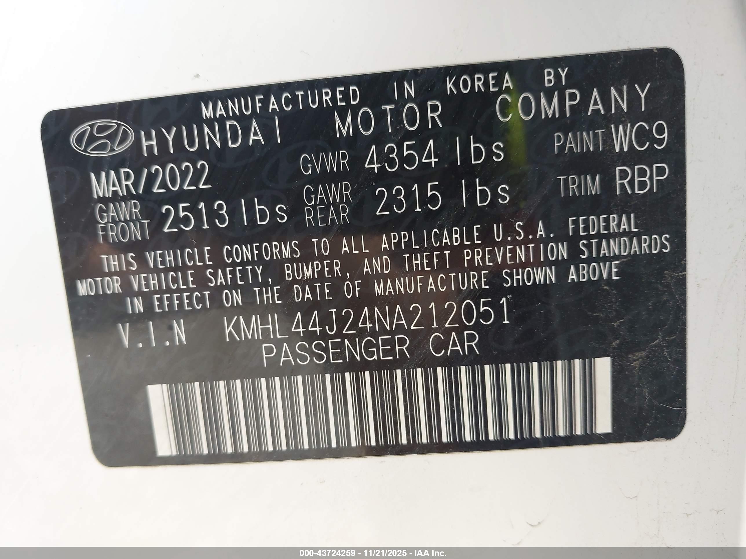 HYUNDAI SONATA image 9