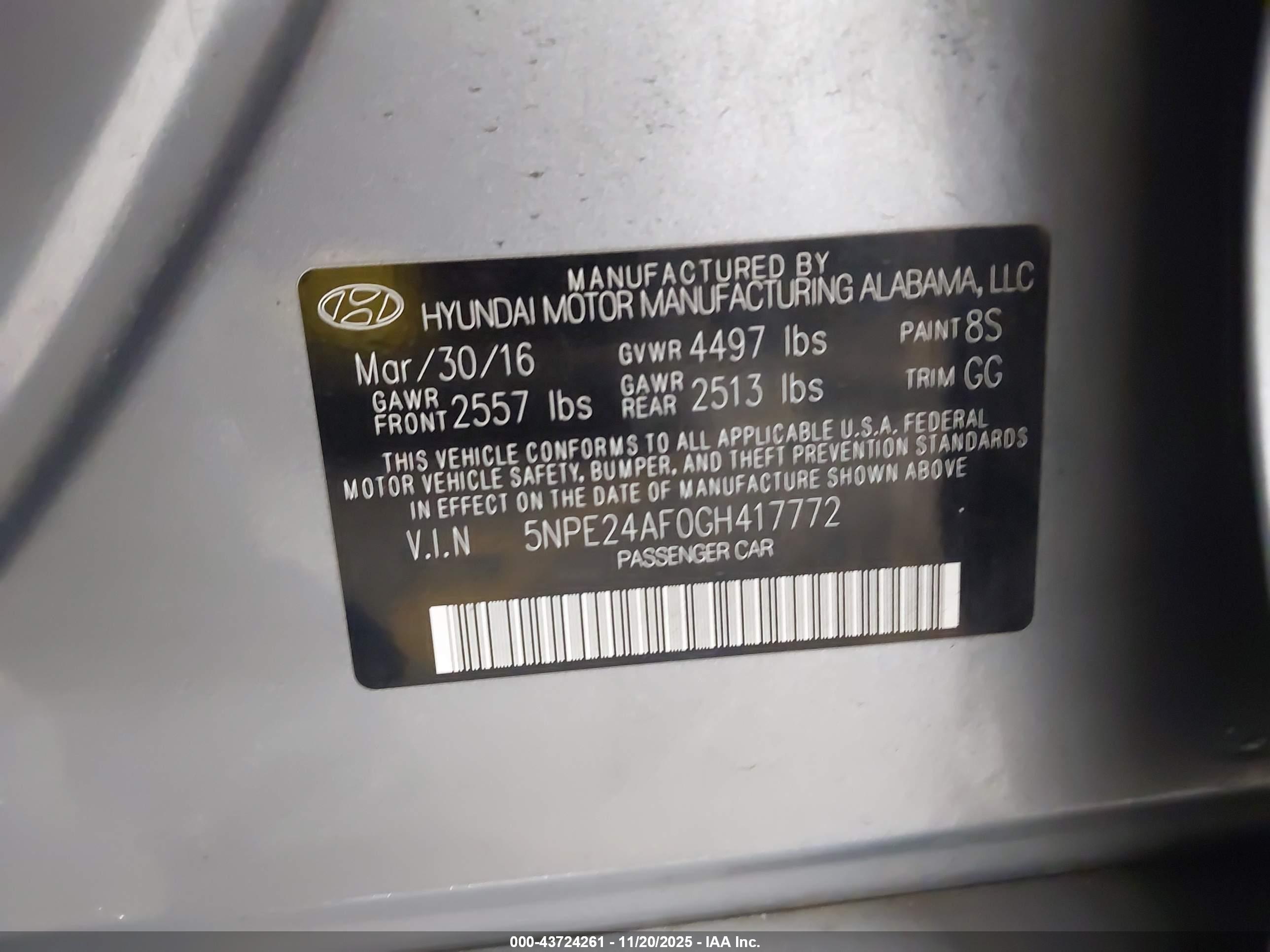 HYUNDAI SONATA image 9