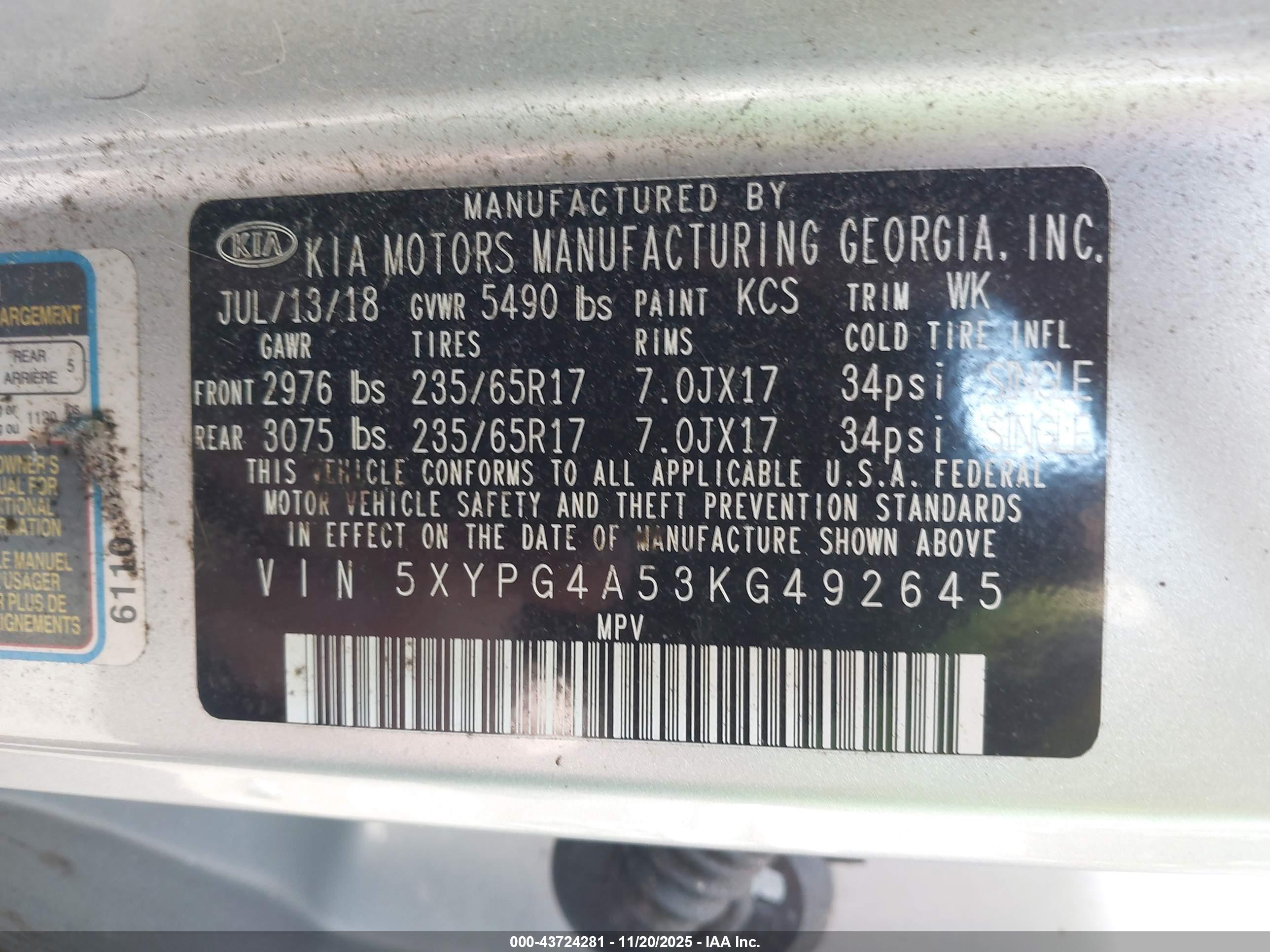KIA SORENTO image 9