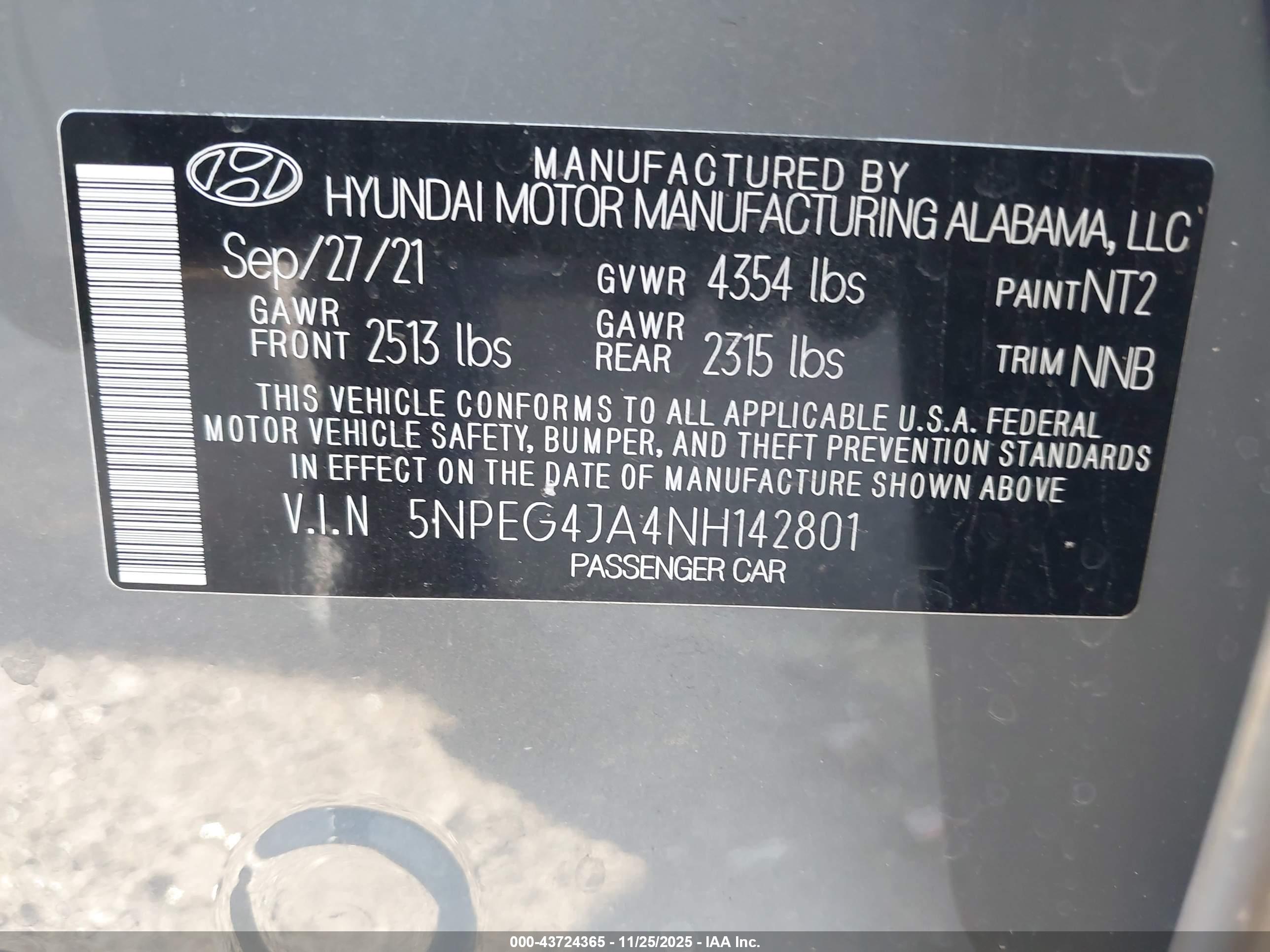 HYUNDAI SONATA image 9