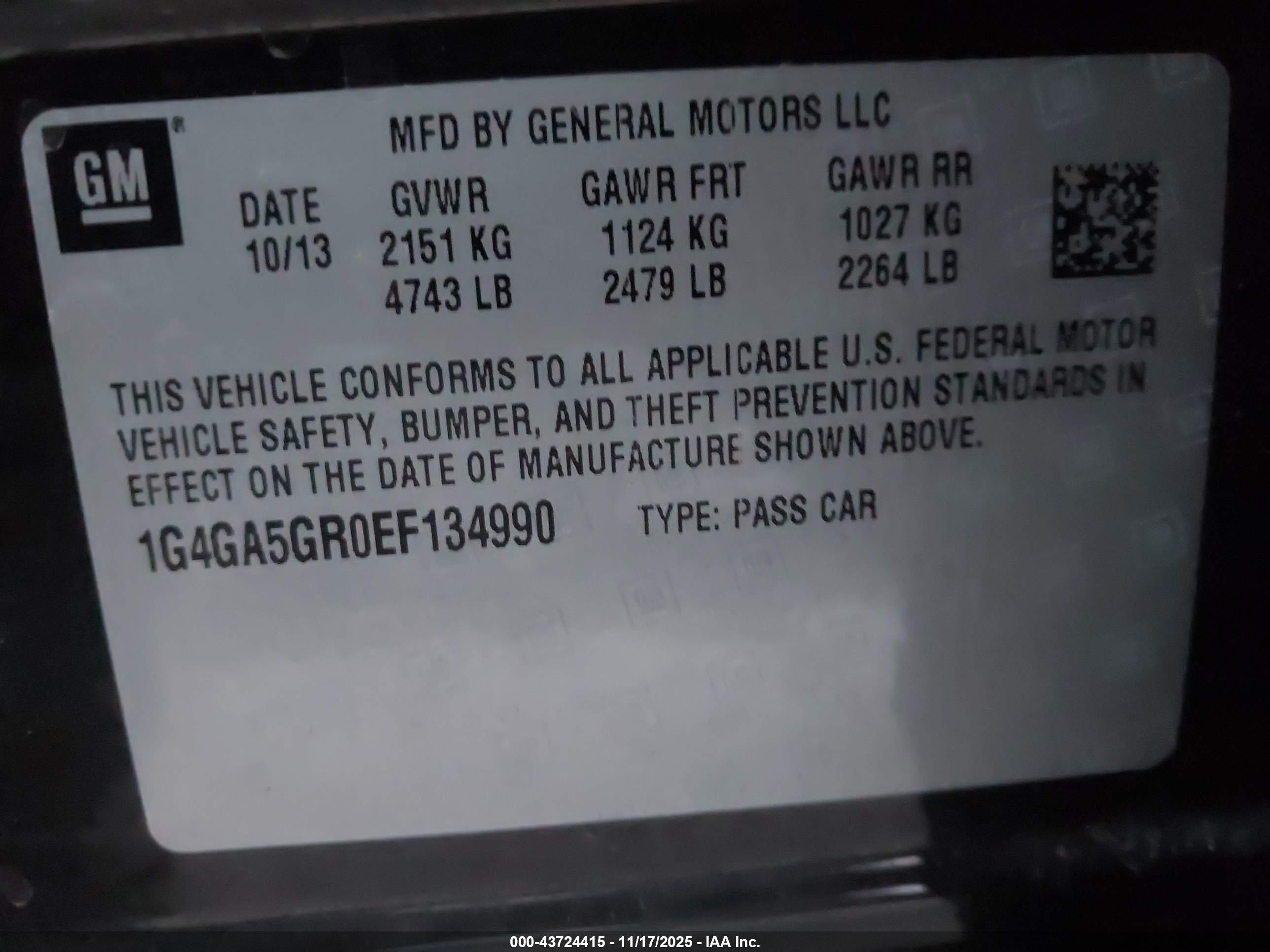 BUICK LACROSSE image 9