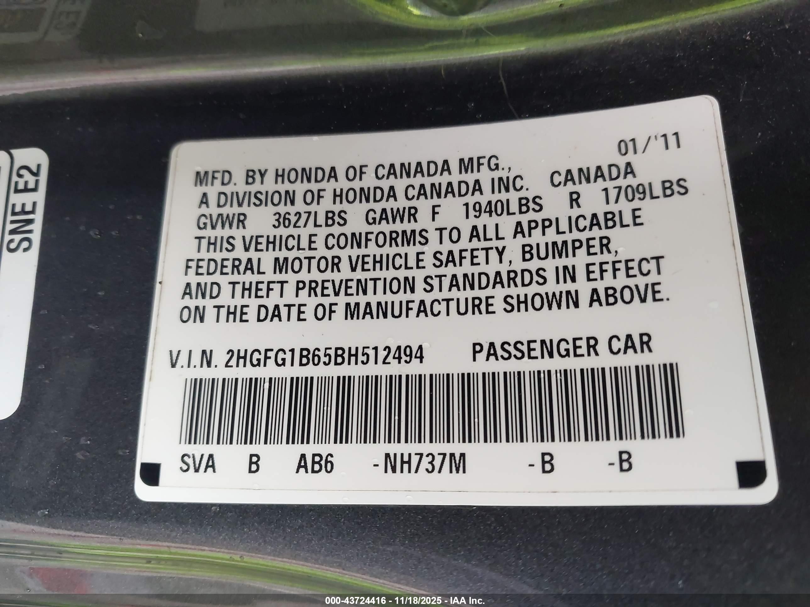 HONDA CIVIC image 9