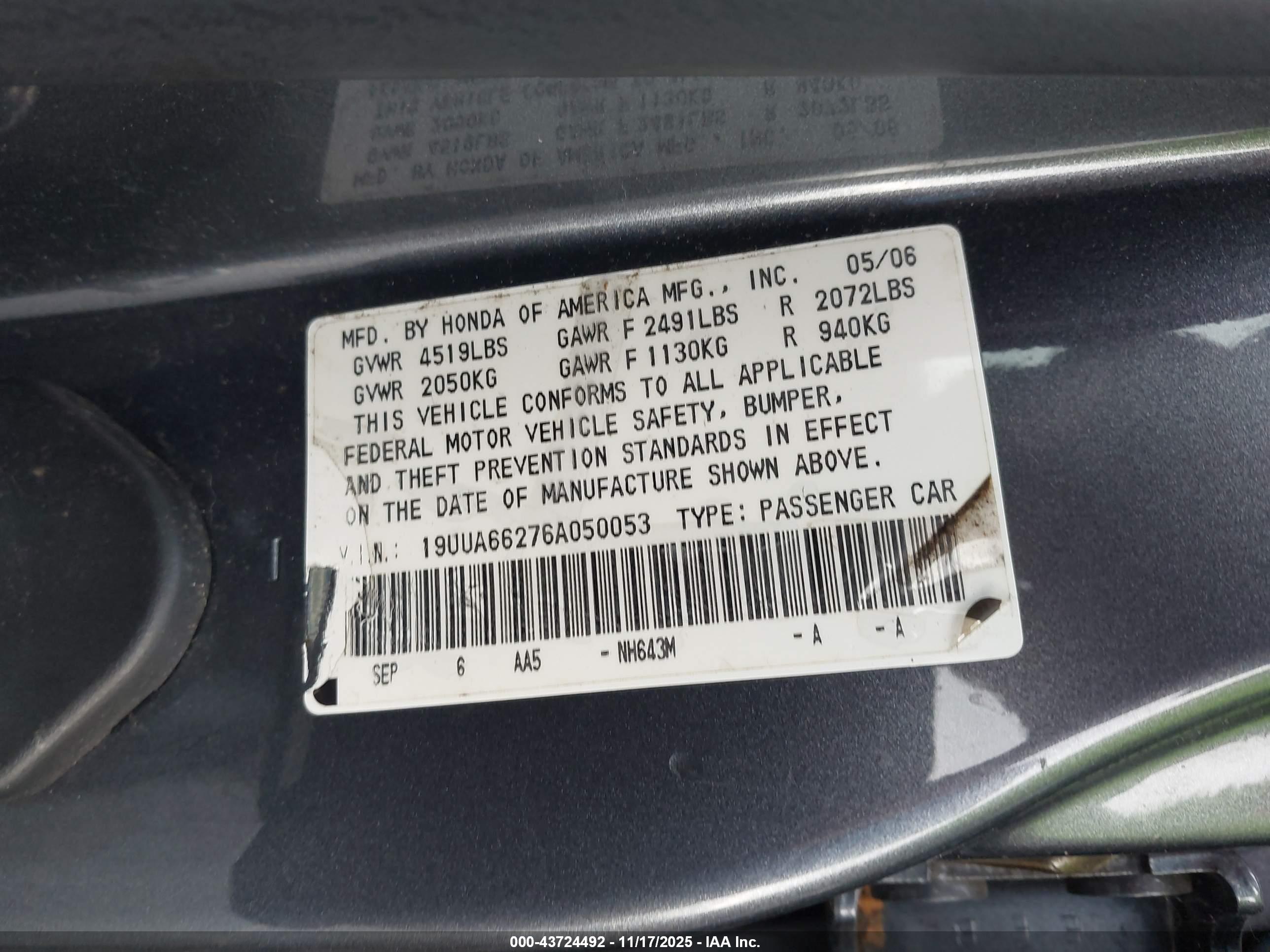ACURA TL image 9