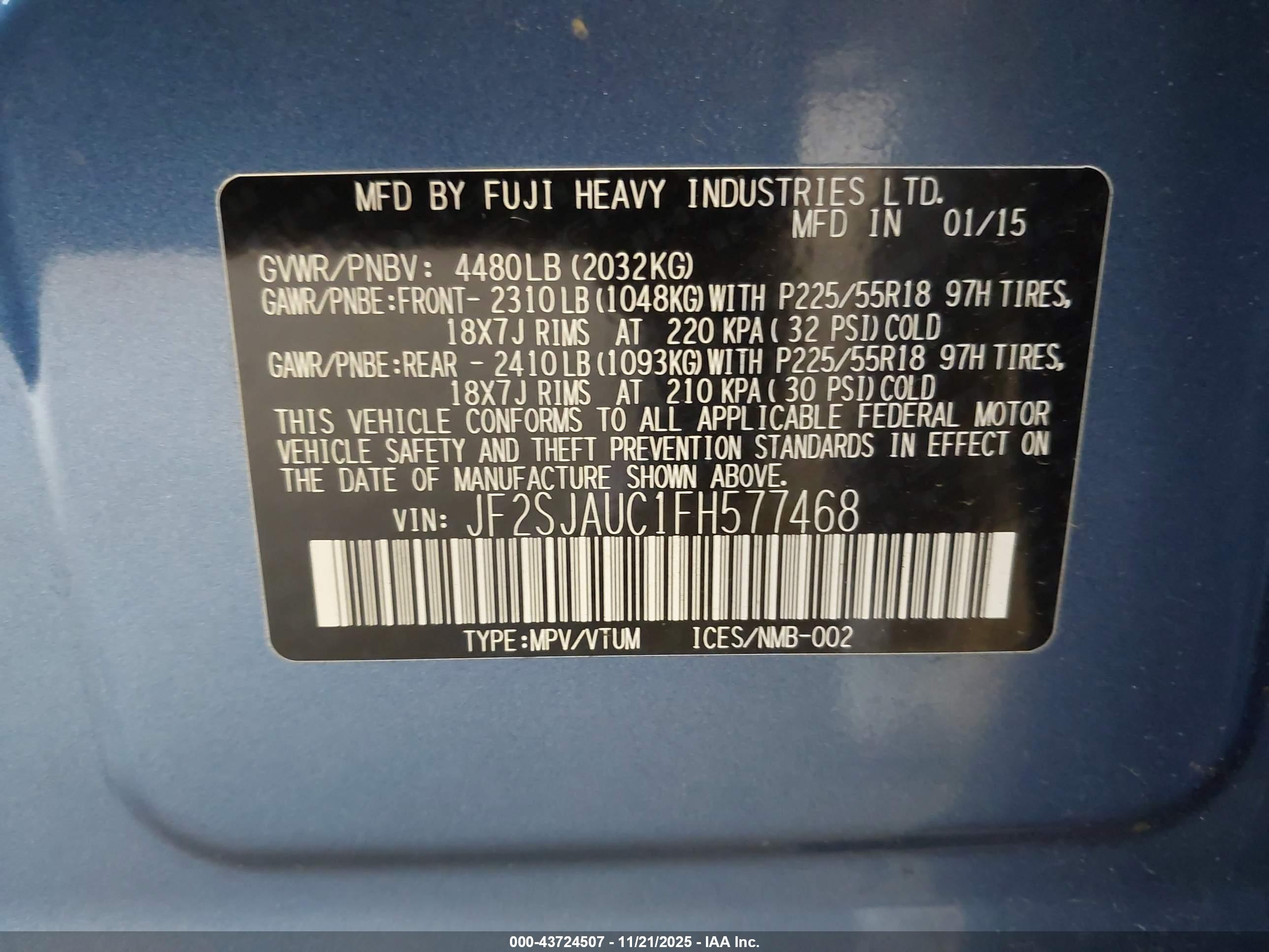 SUBARU FORESTER image 9