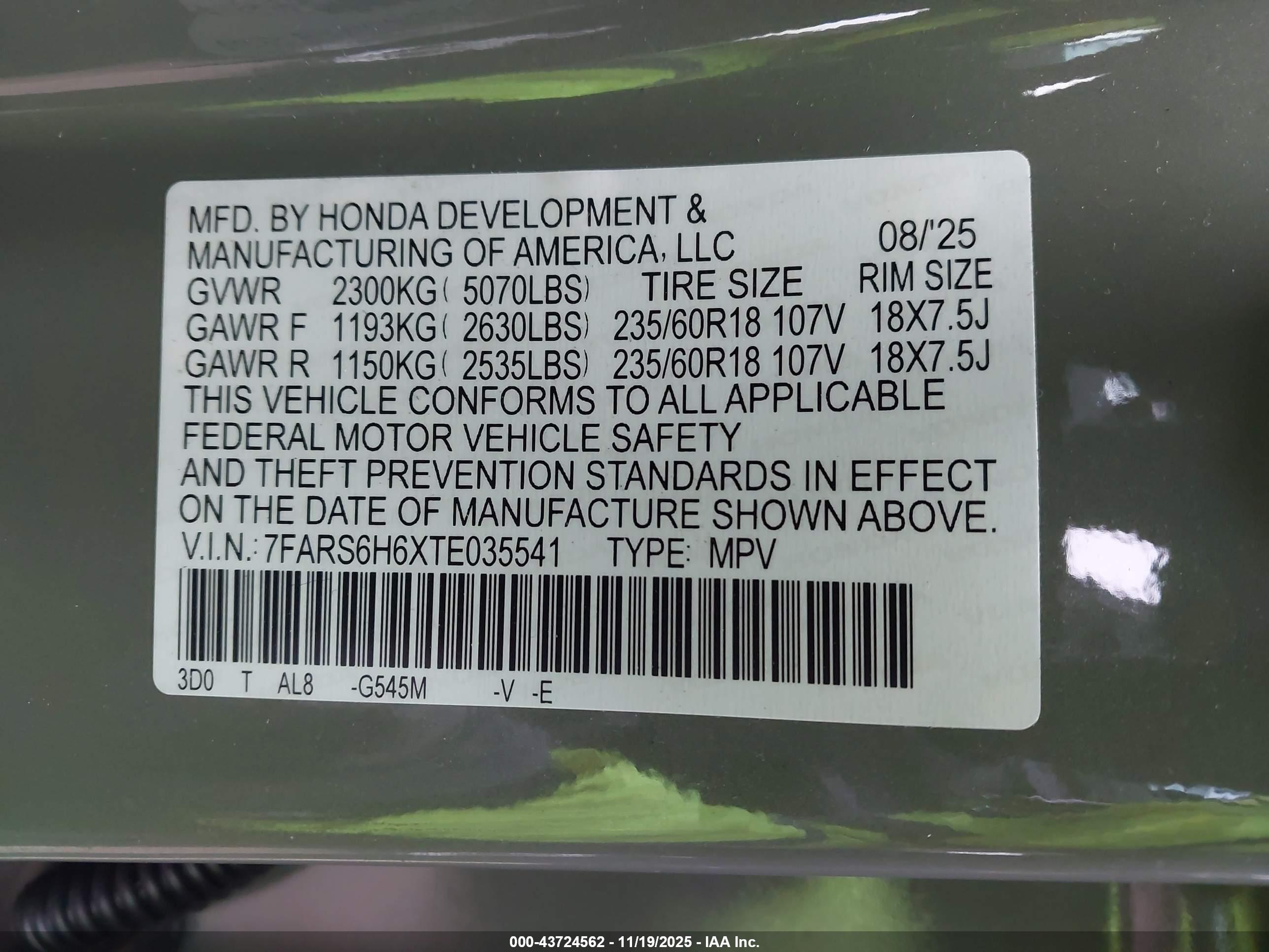 HONDA CR-V image 9