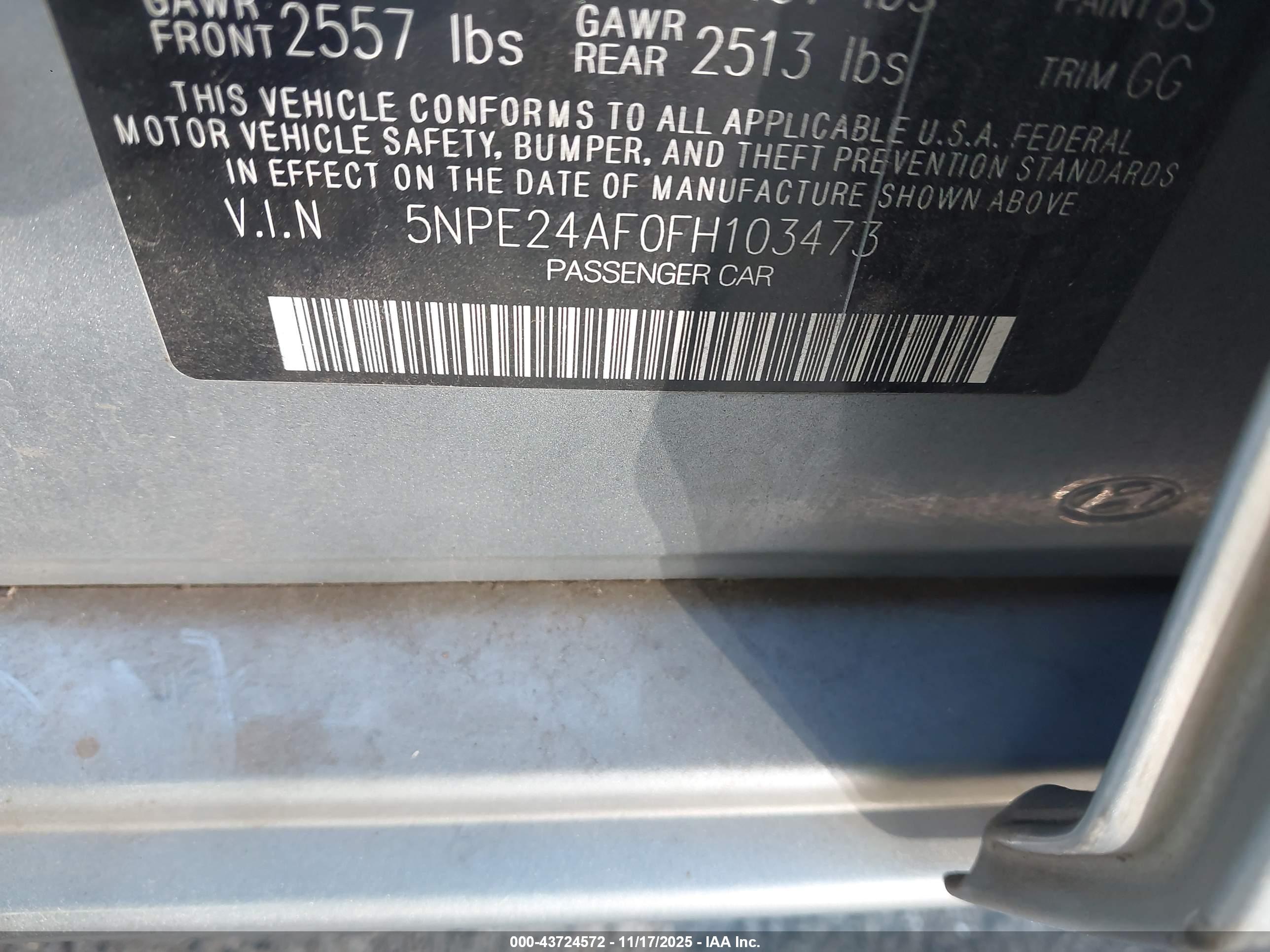 HYUNDAI SONATA image 9
