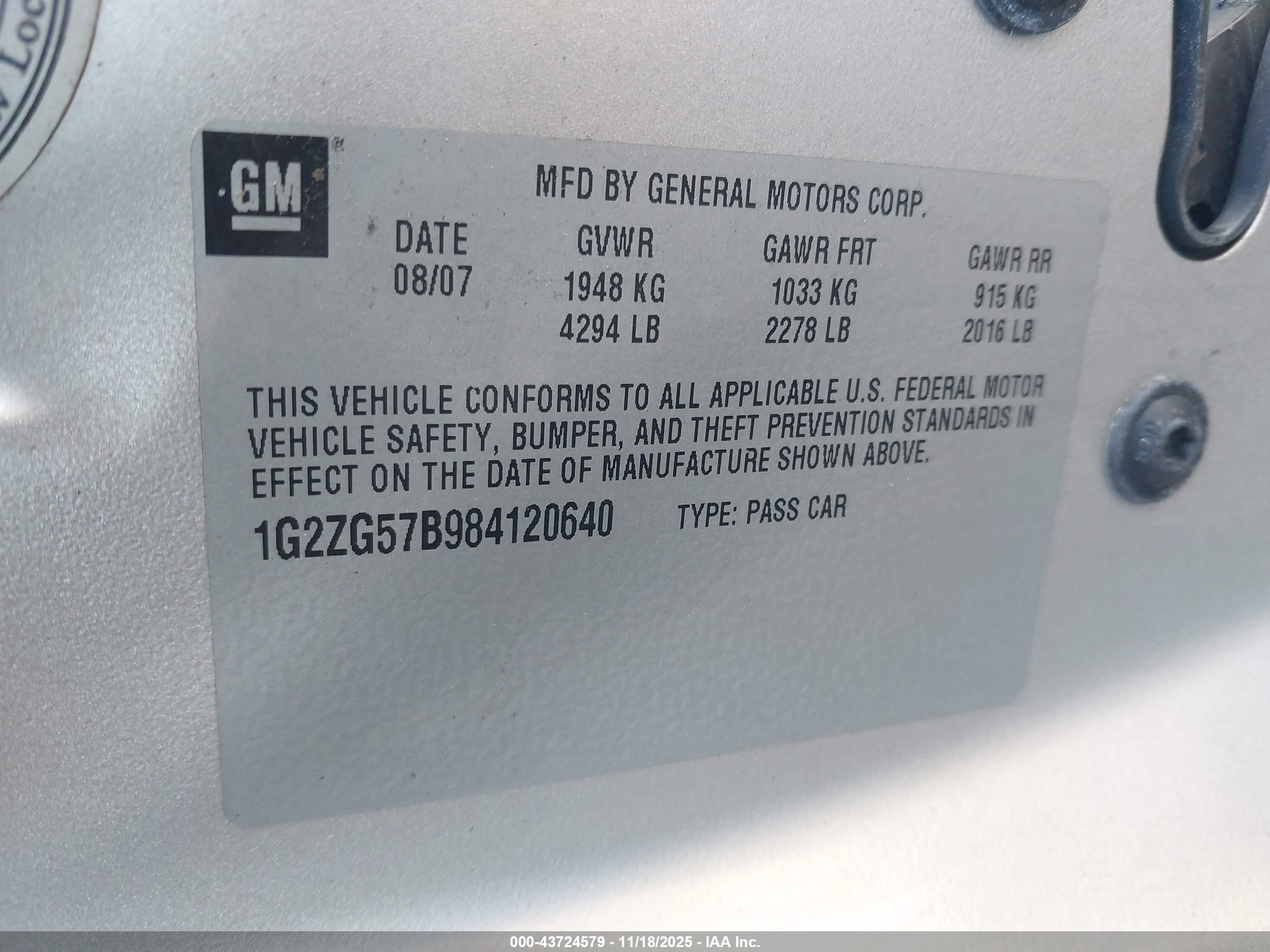 PONTIAC G6 image 9