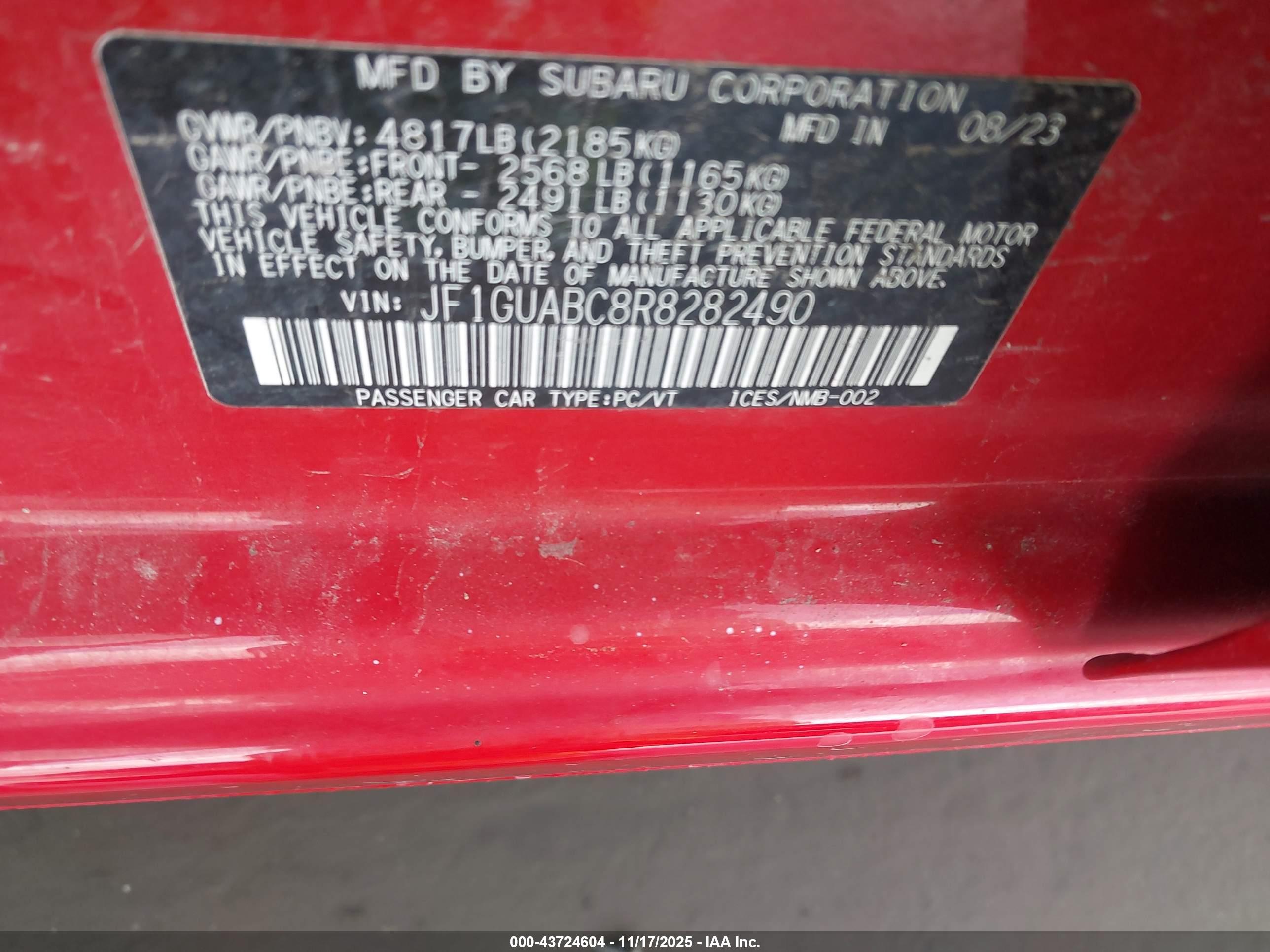 SUBARU IMPREZA image 9