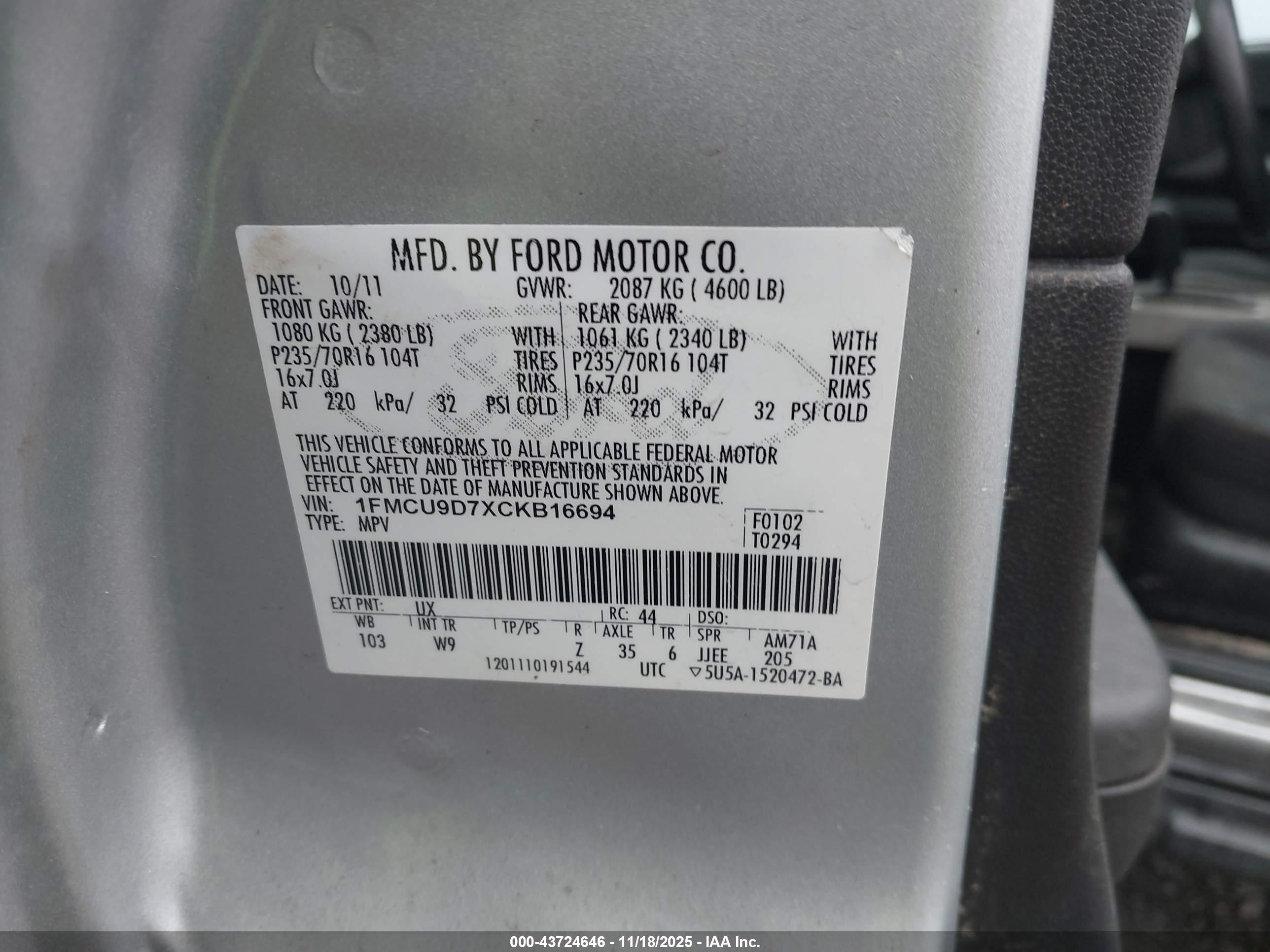 FORD ESCAPE image 9