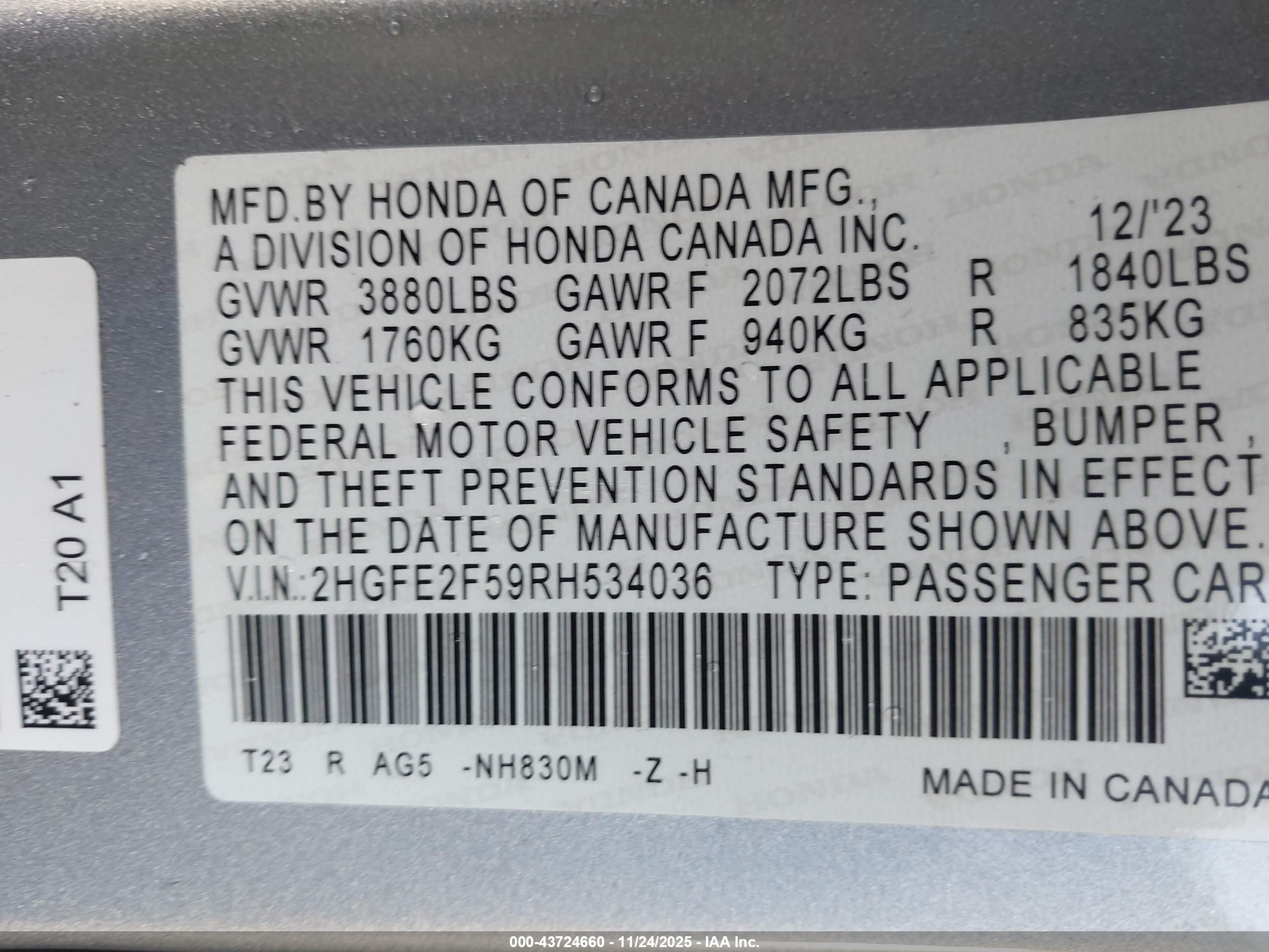 HONDA CIVIC image 9