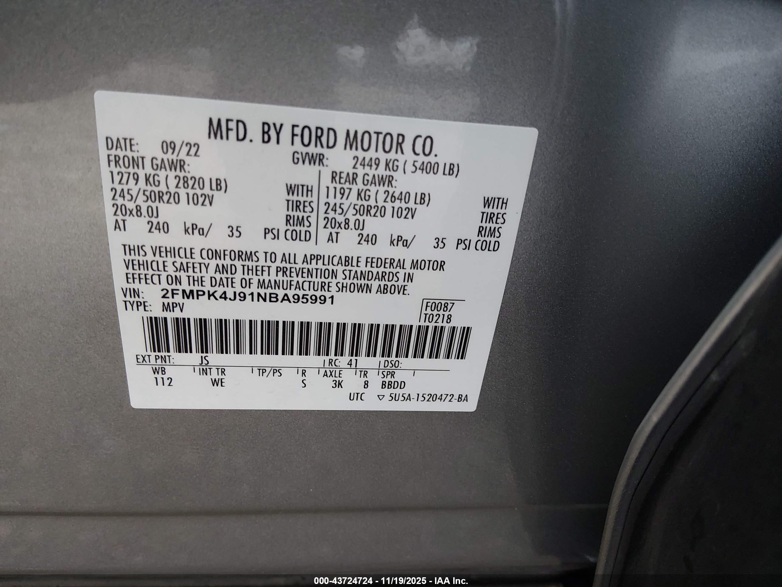 FORD EDGE image 9