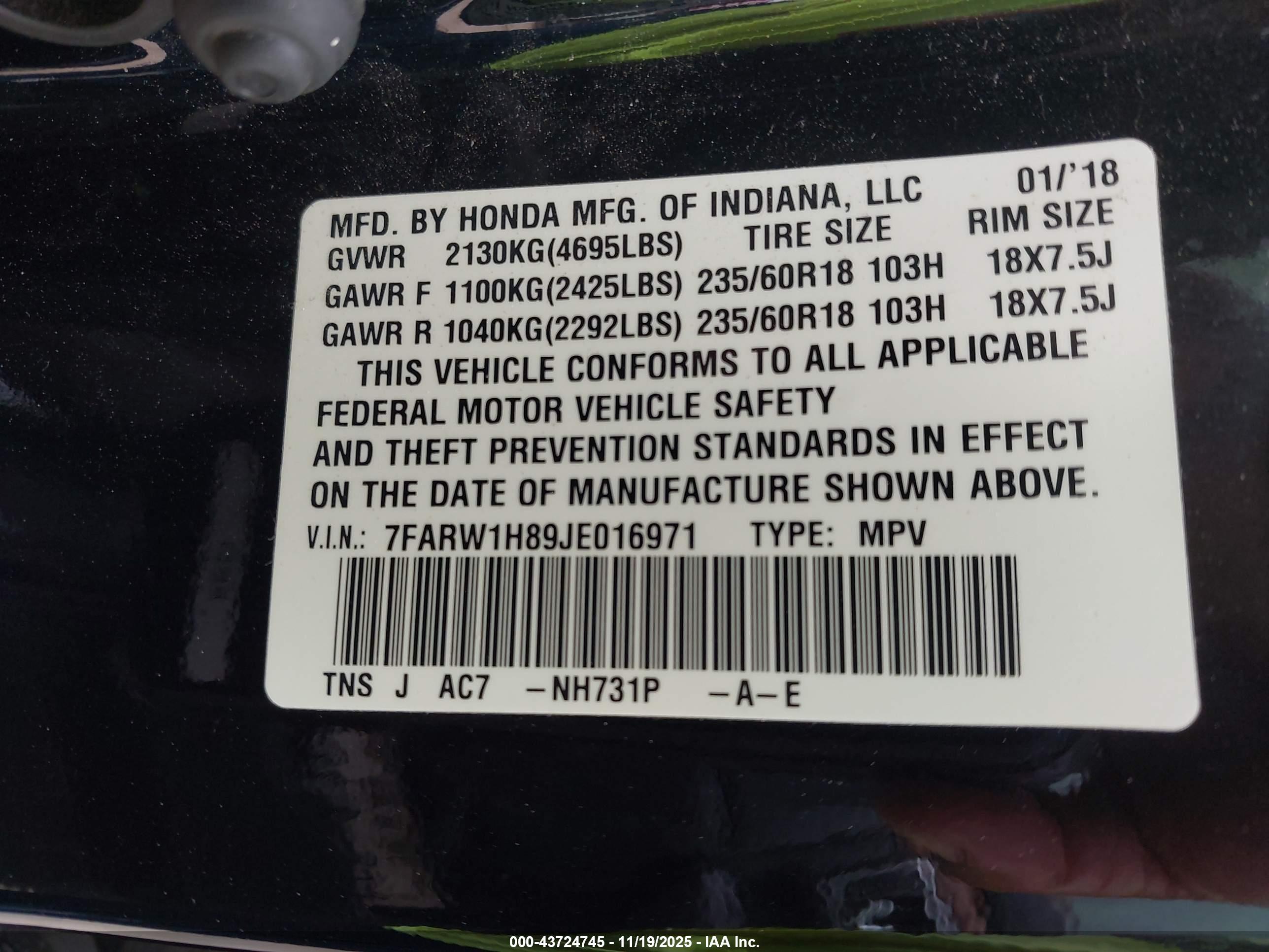 HONDA CR-V image 9