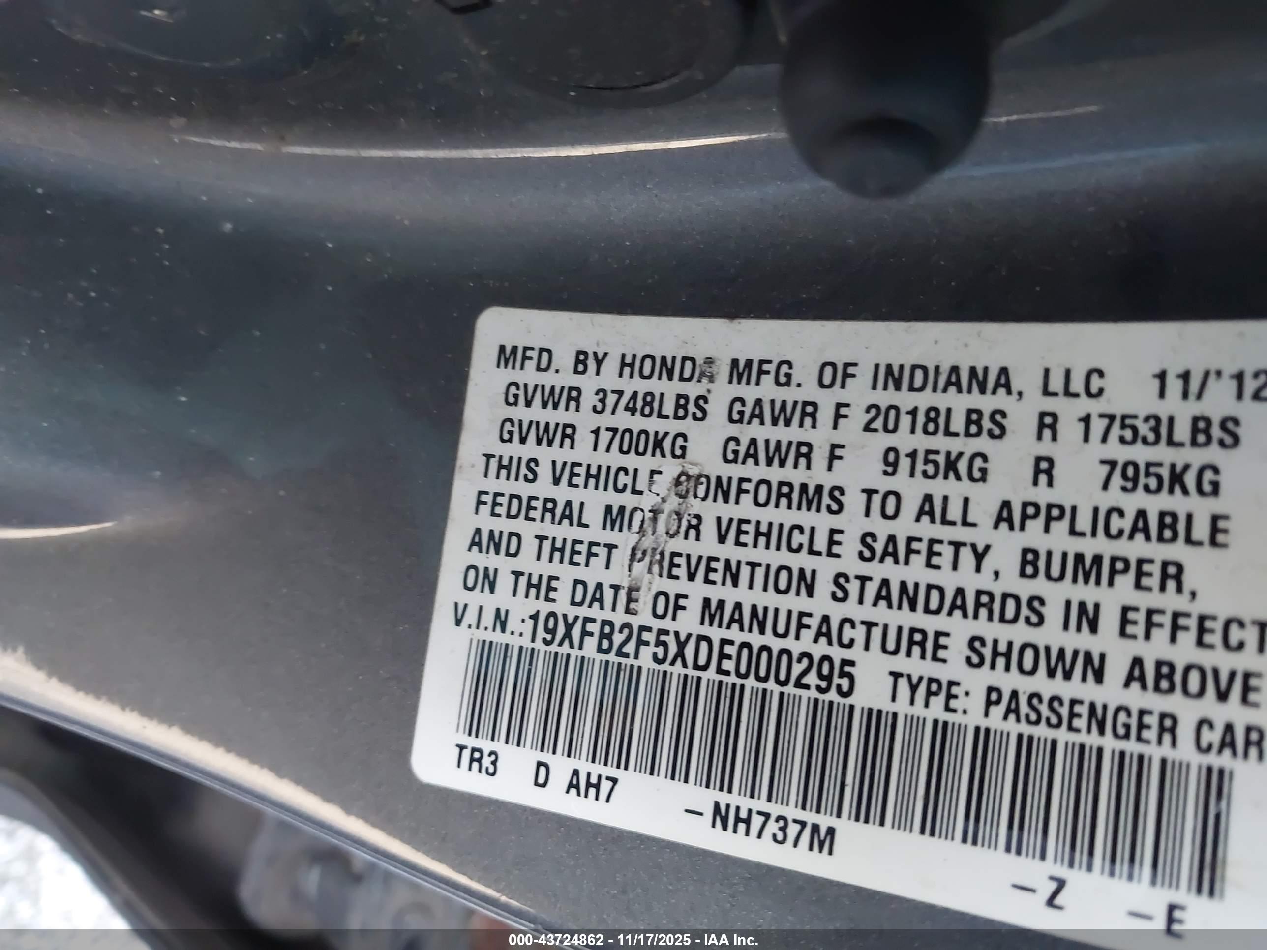 HONDA CIVIC image 9
