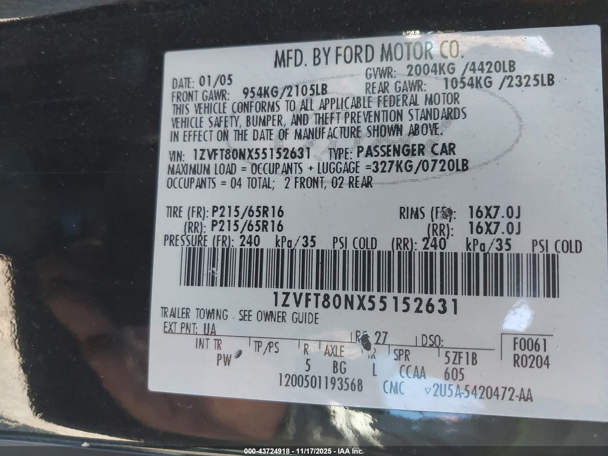 FORD MUSTANG image 9