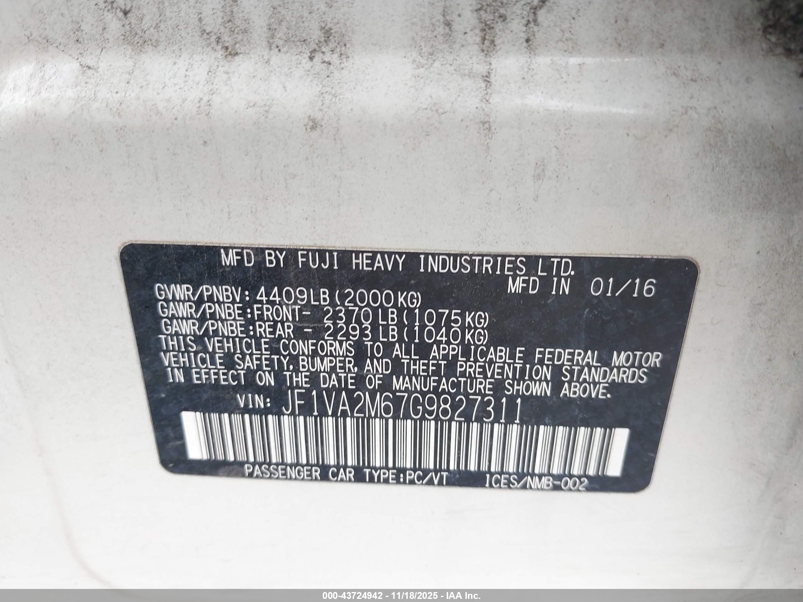 SUBARU WRX image 9