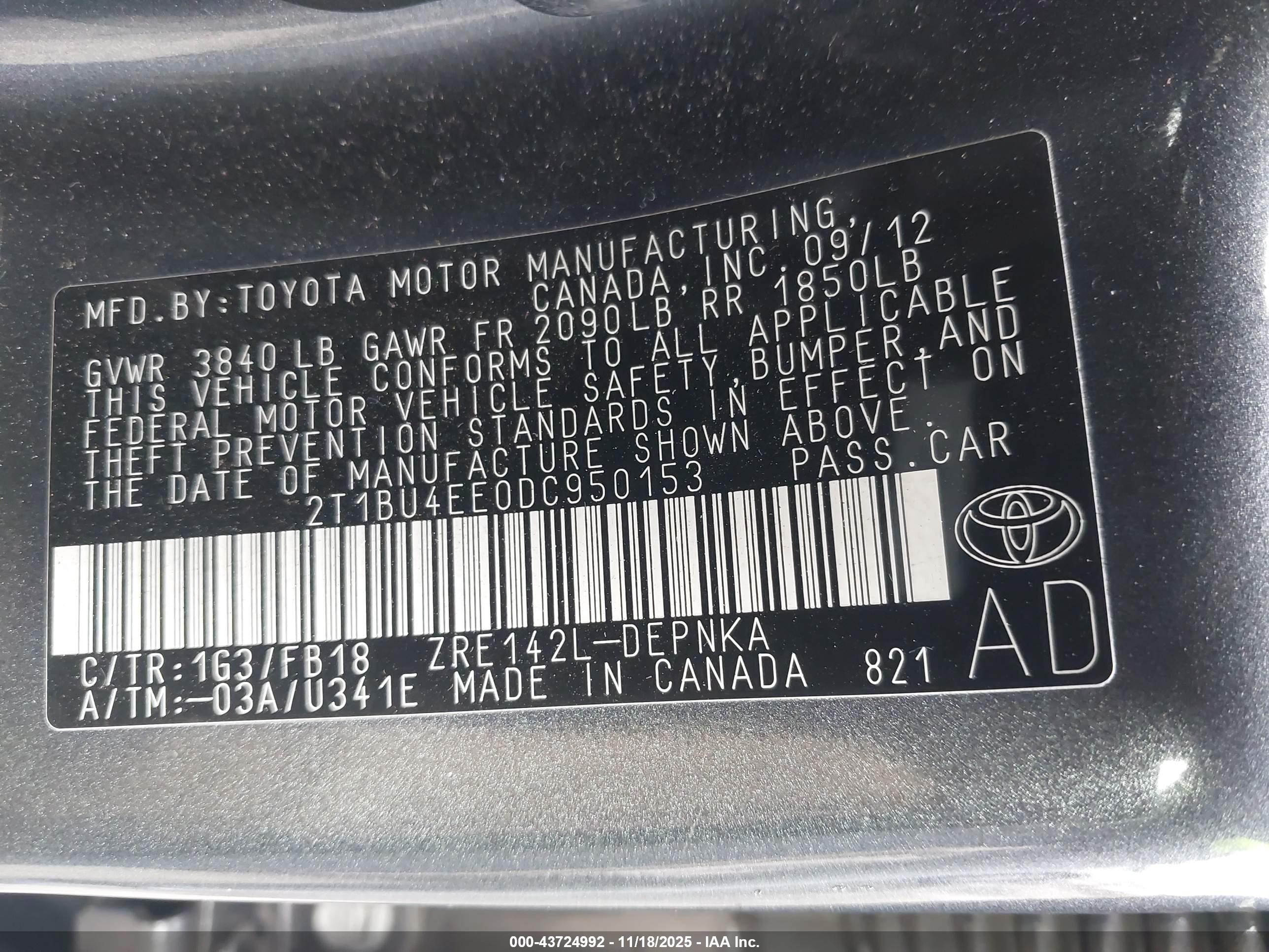 TOYOTA COROLLA image 9