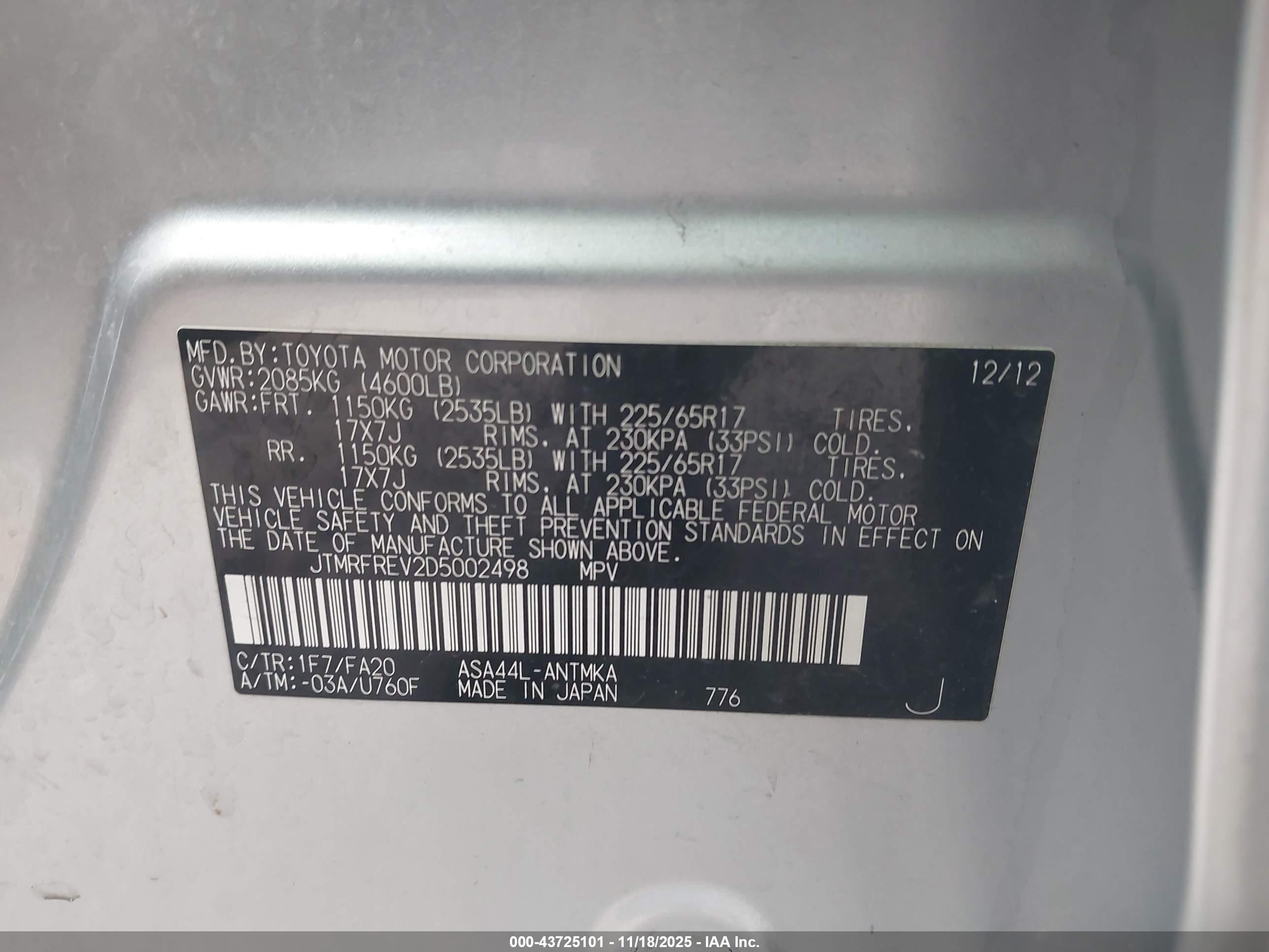 TOYOTA RAV4 image 9