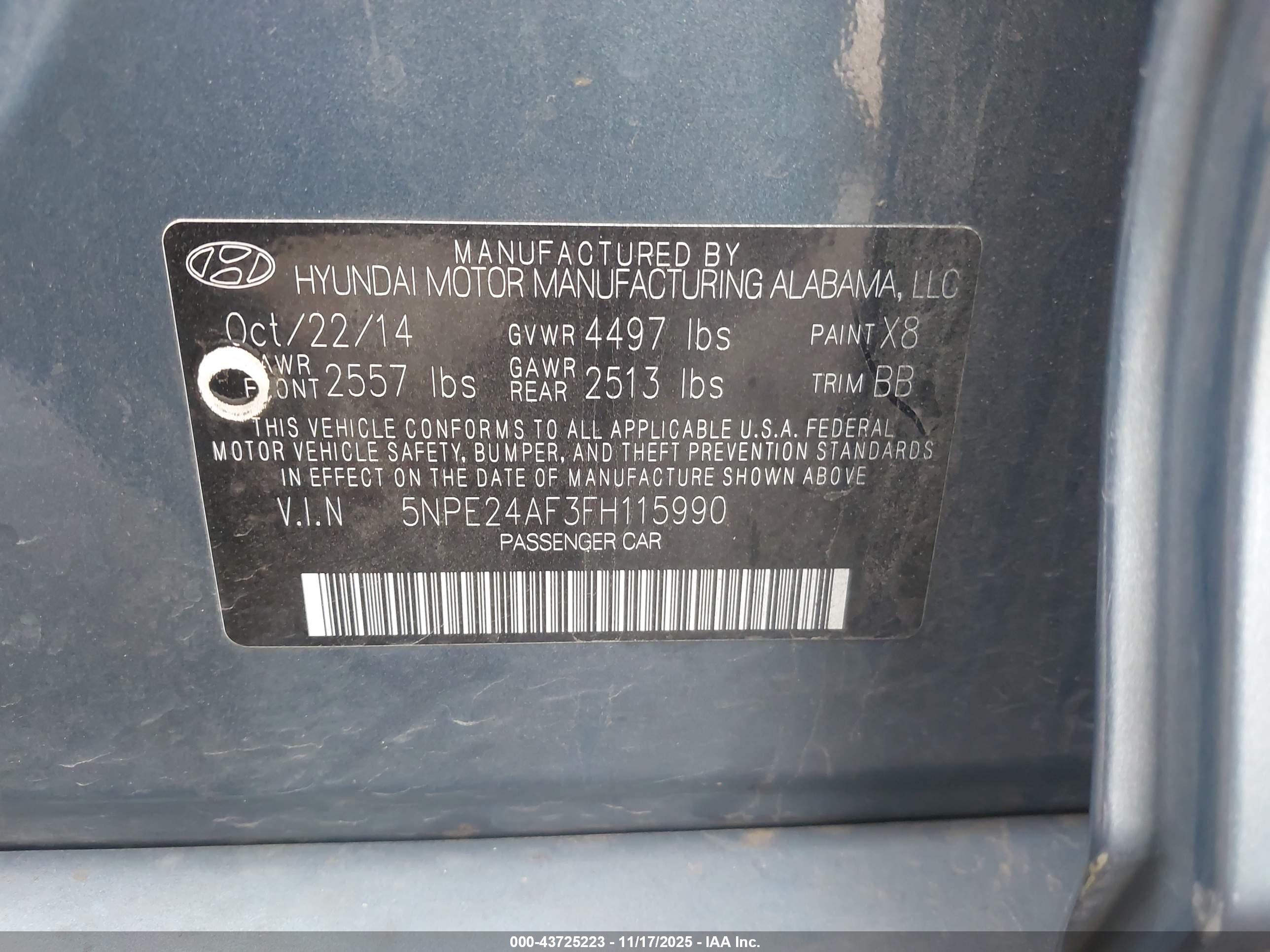 HYUNDAI SONATA image 9