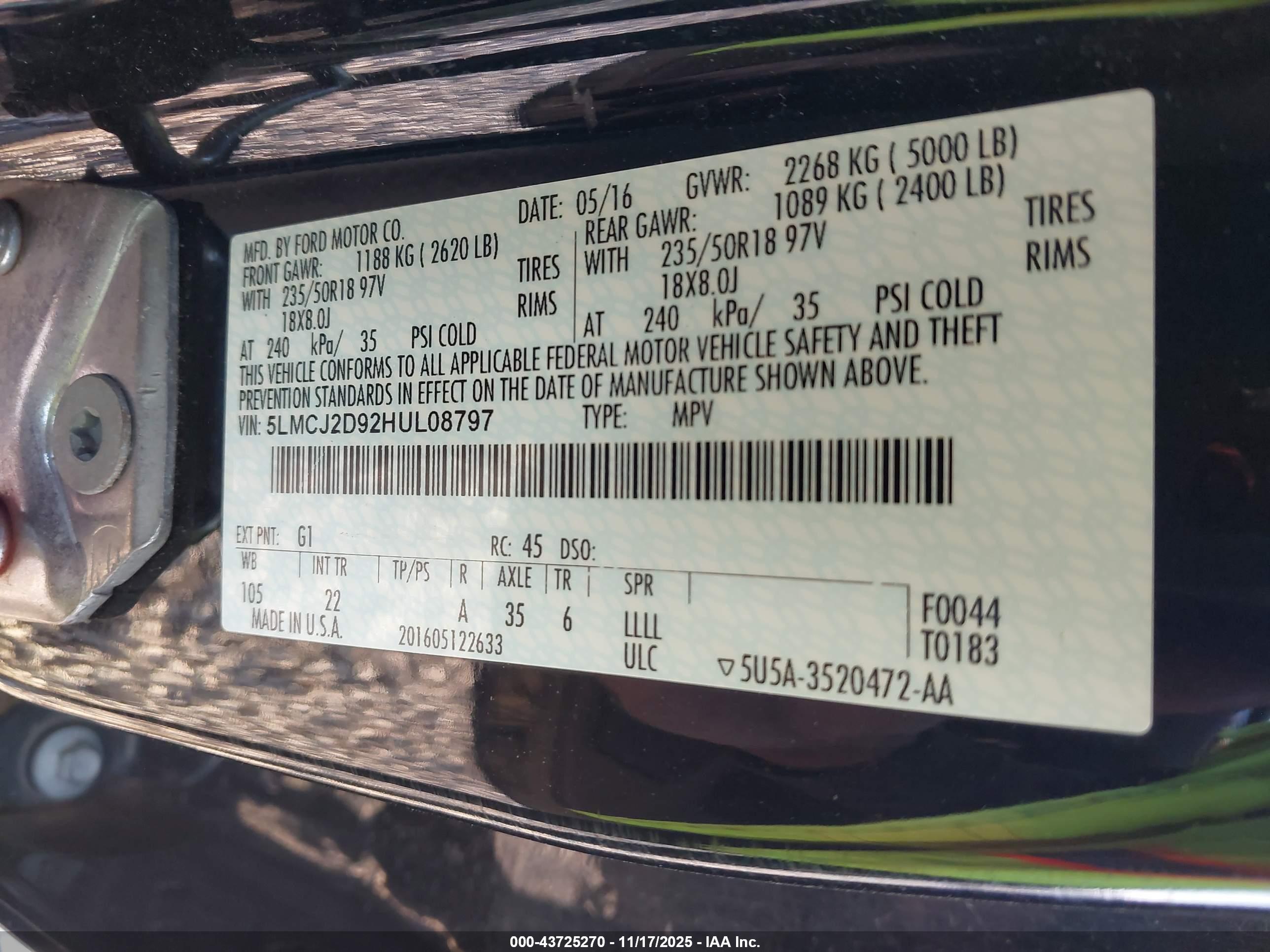 LINCOLN MKC image 9
