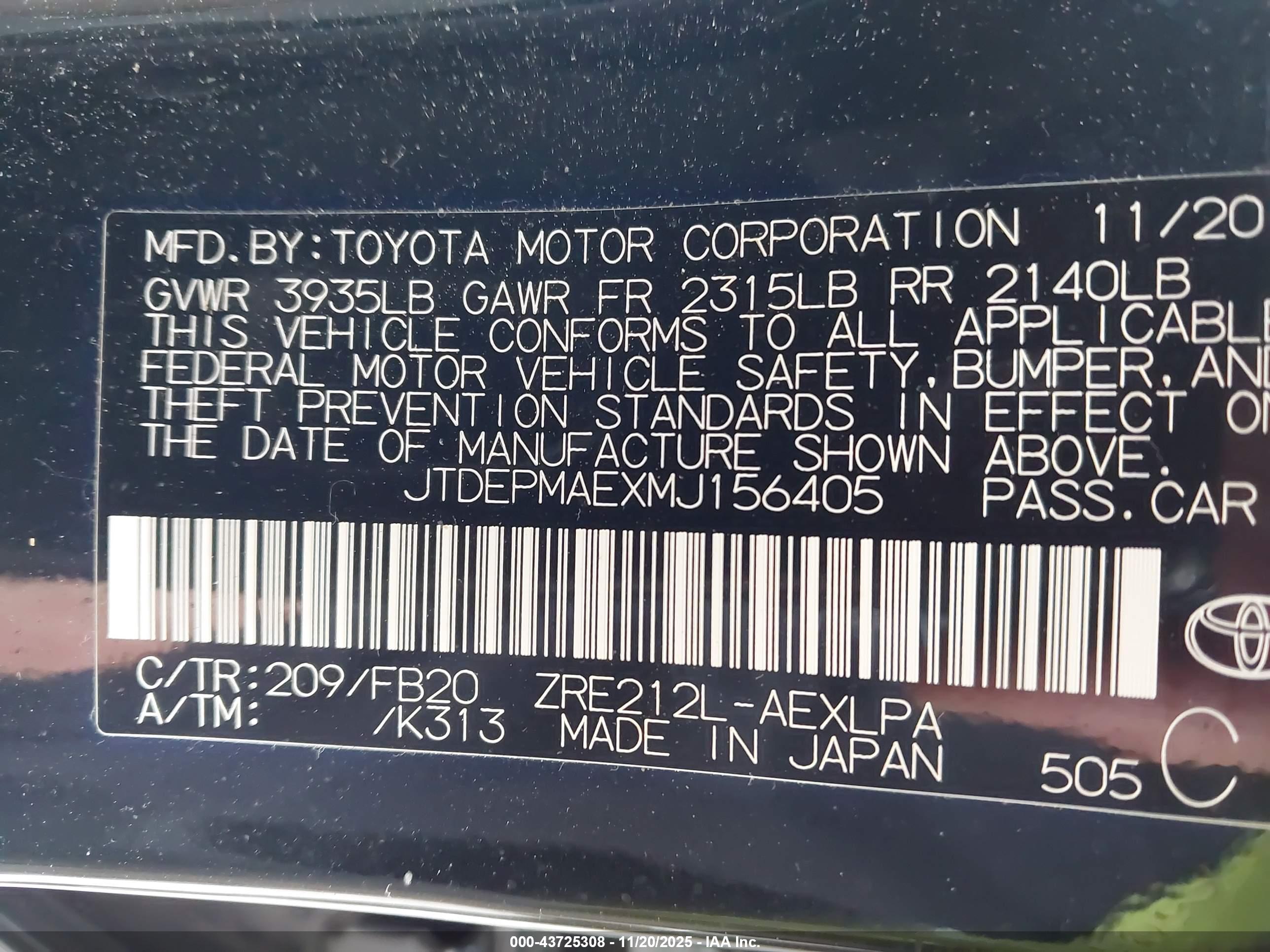 TOYOTA COROLLA image 9