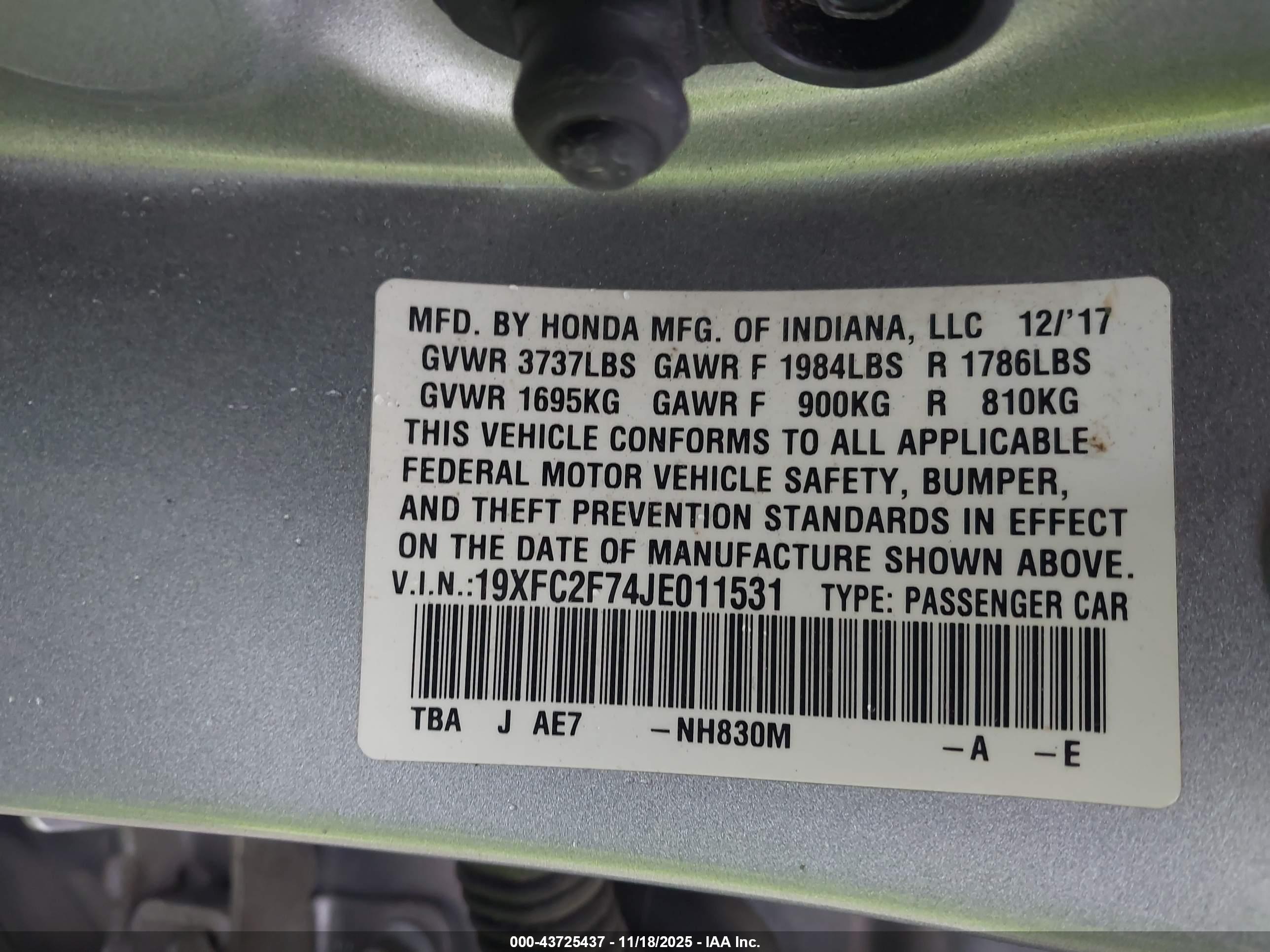 HONDA CIVIC image 9