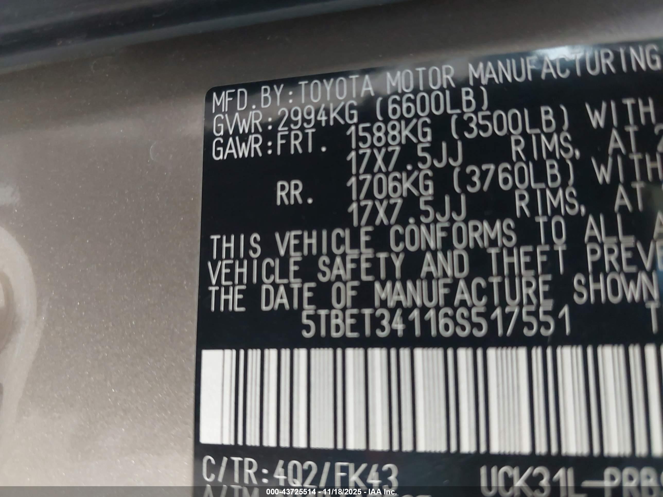 TOYOTA TUNDRA image 9