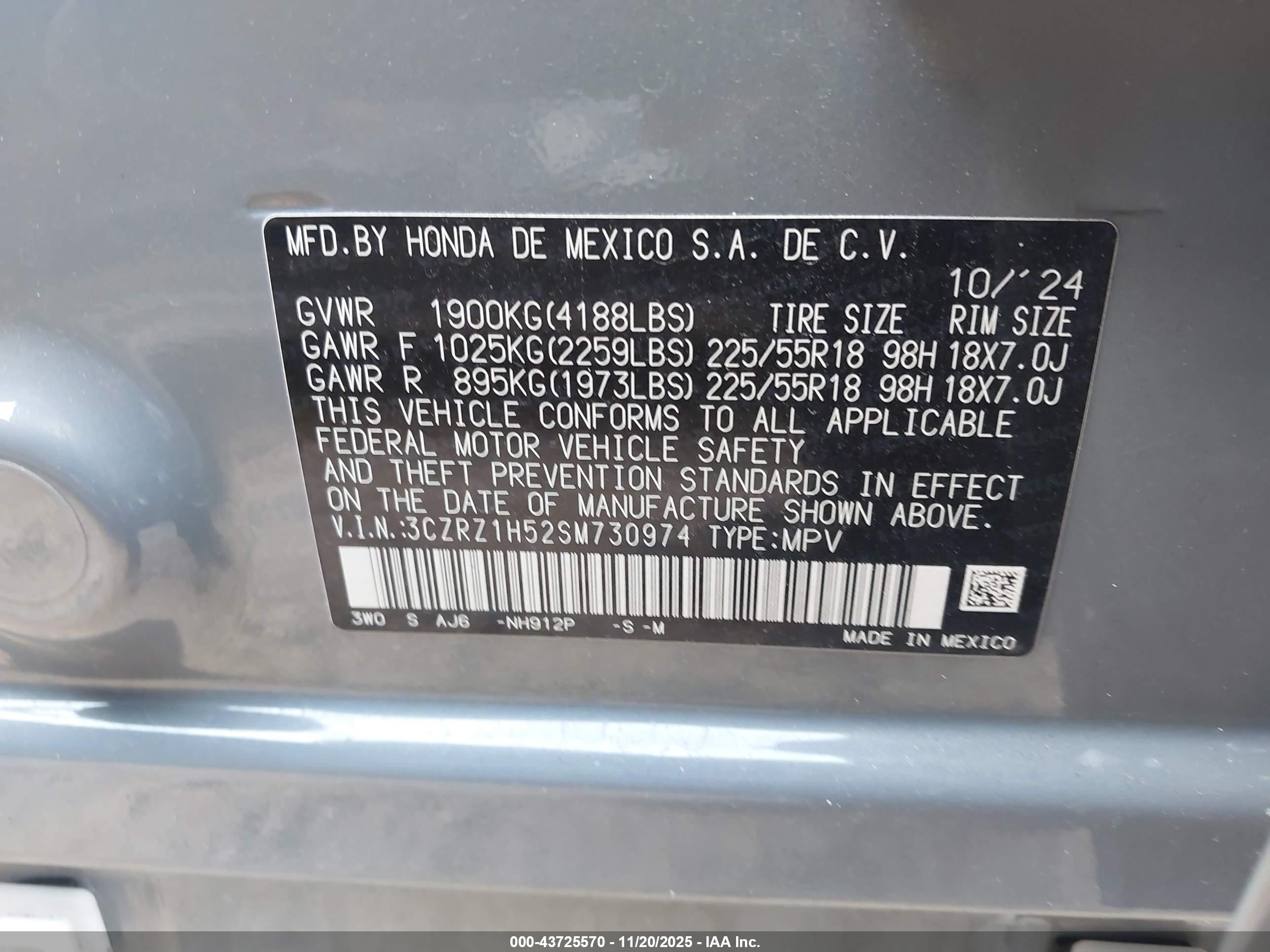 HONDA HR-V image 9