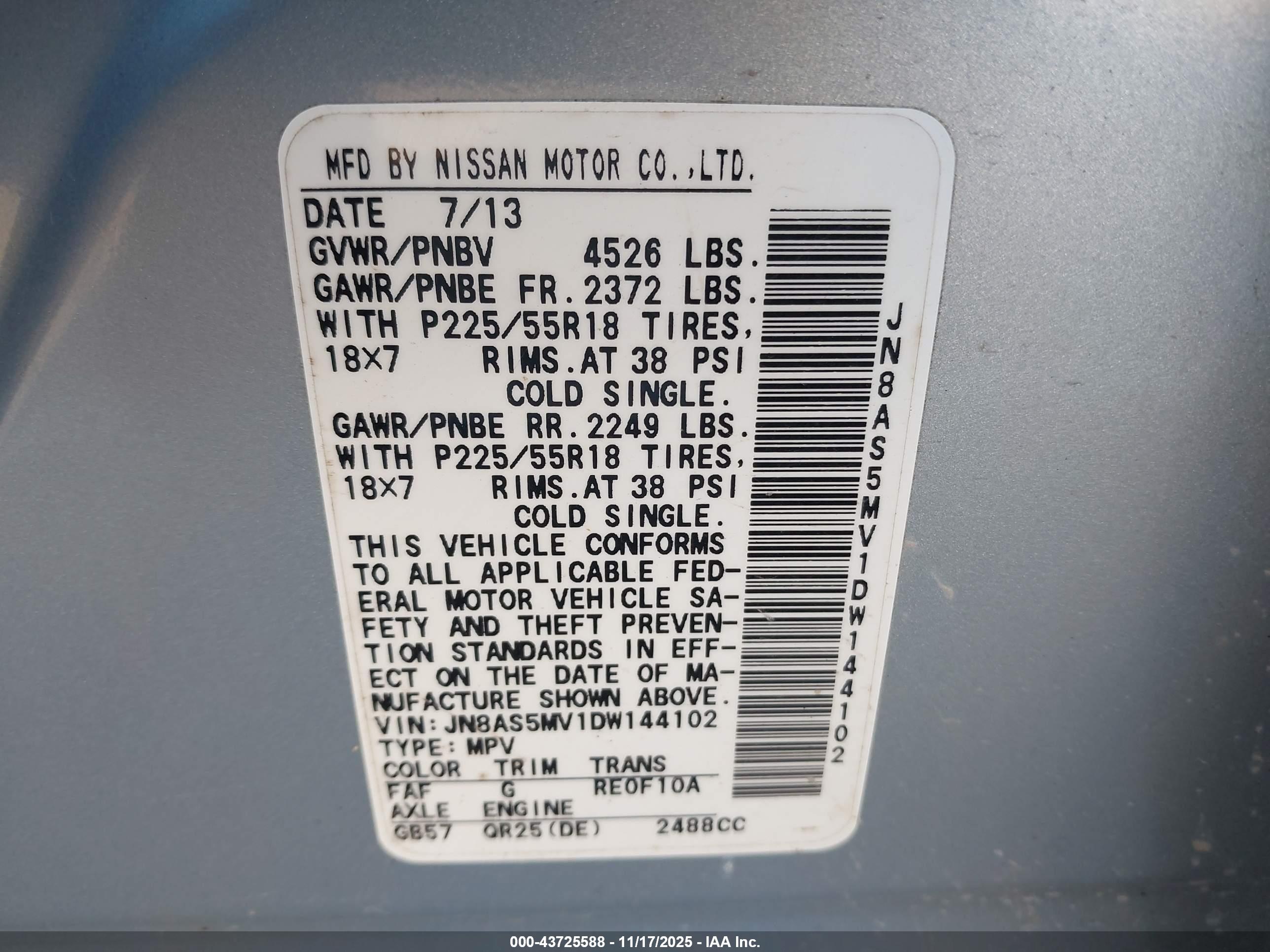 NISSAN ROGUE image 9