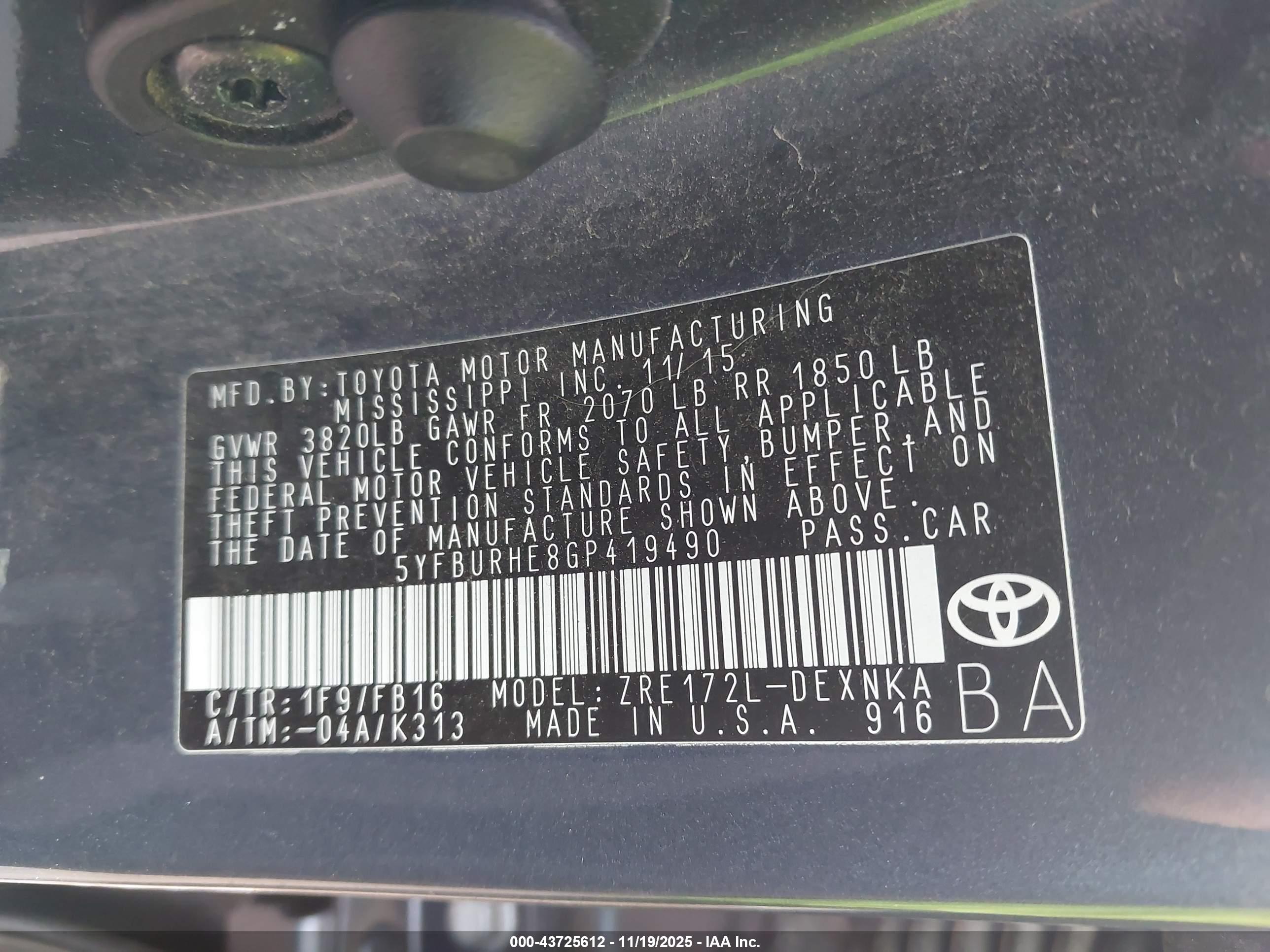TOYOTA COROLLA image 9