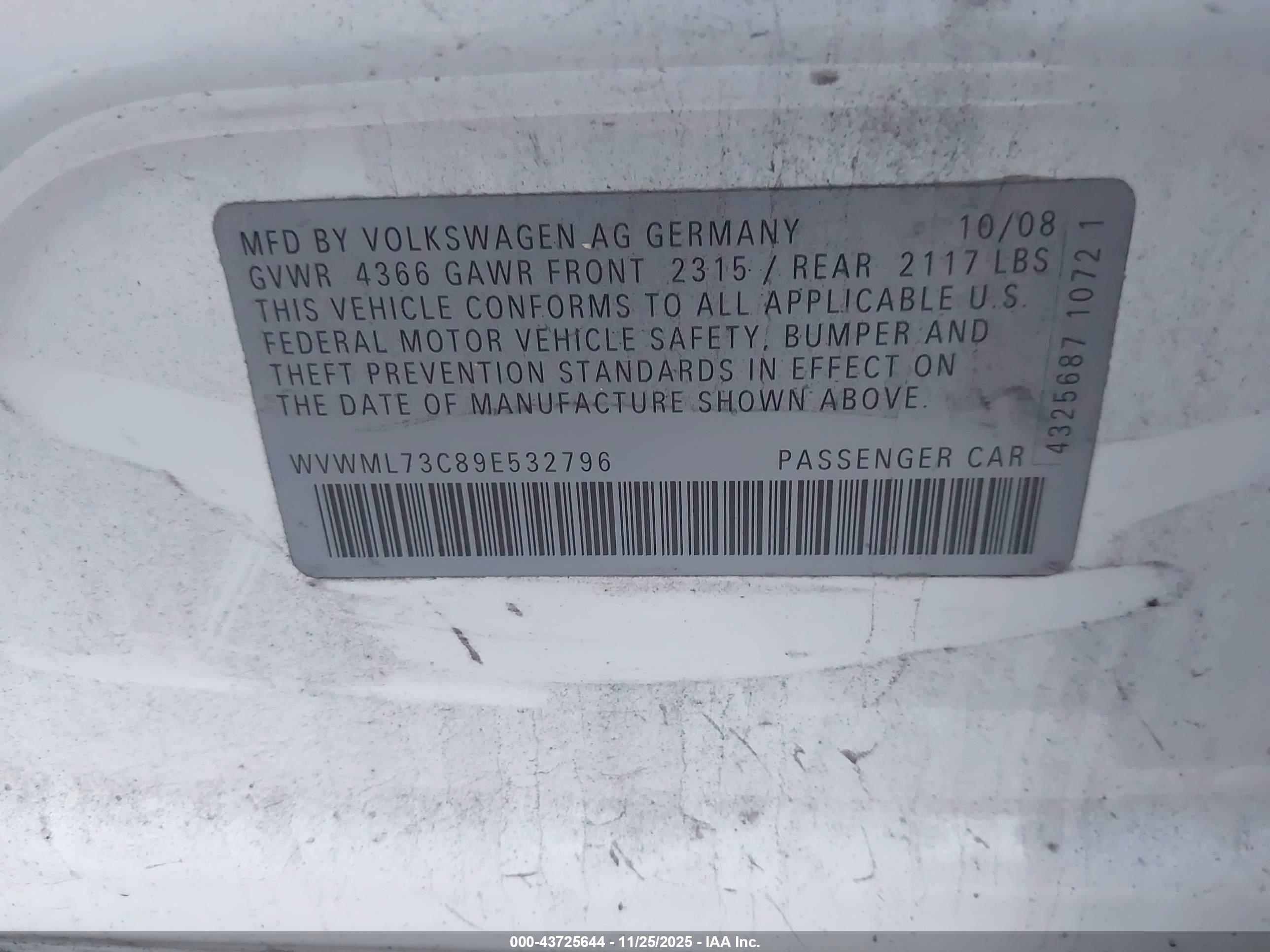 VOLKSWAGEN CC image 9