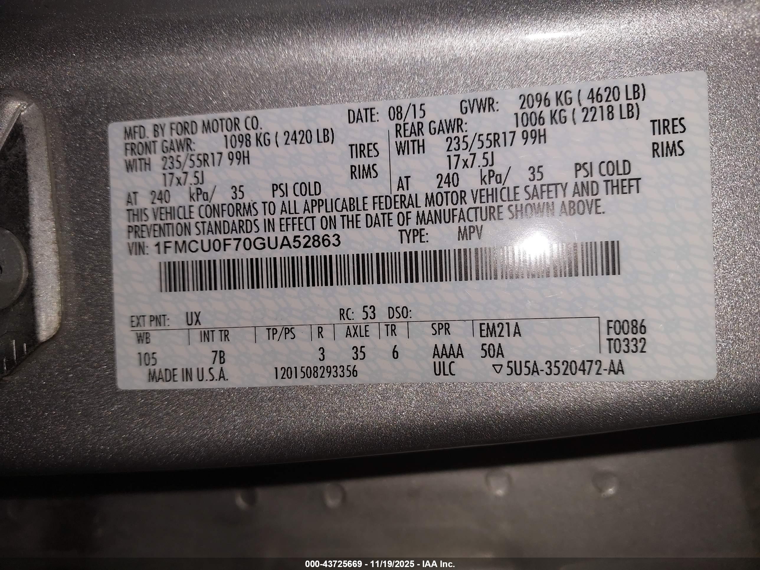 FORD ESCAPE image 9