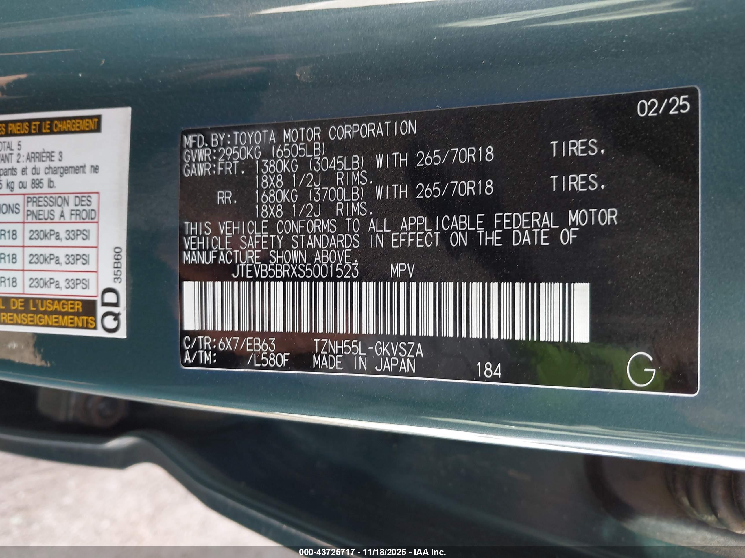 TOYOTA 4RUNNER image 9