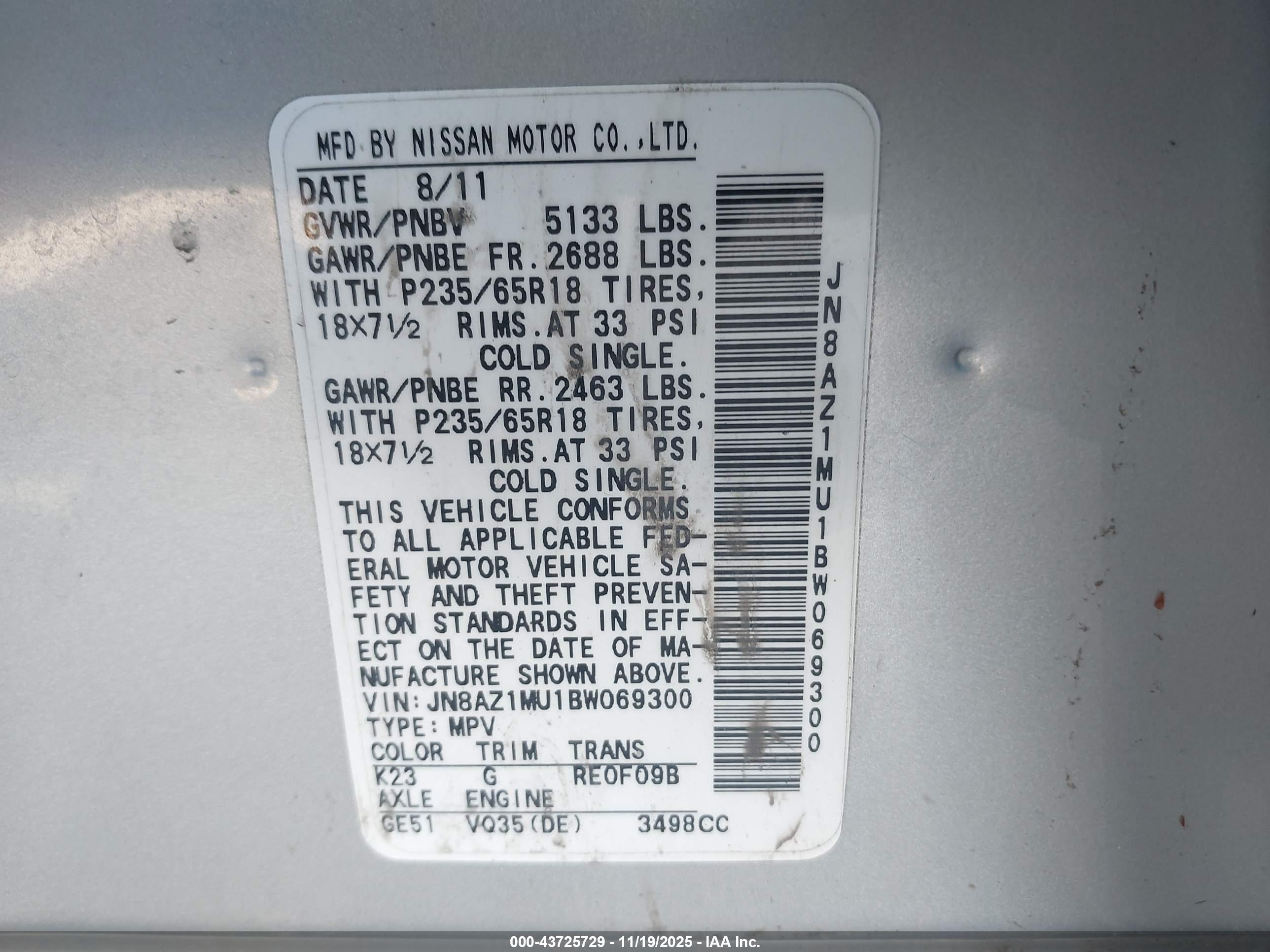 NISSAN MURANO image 9