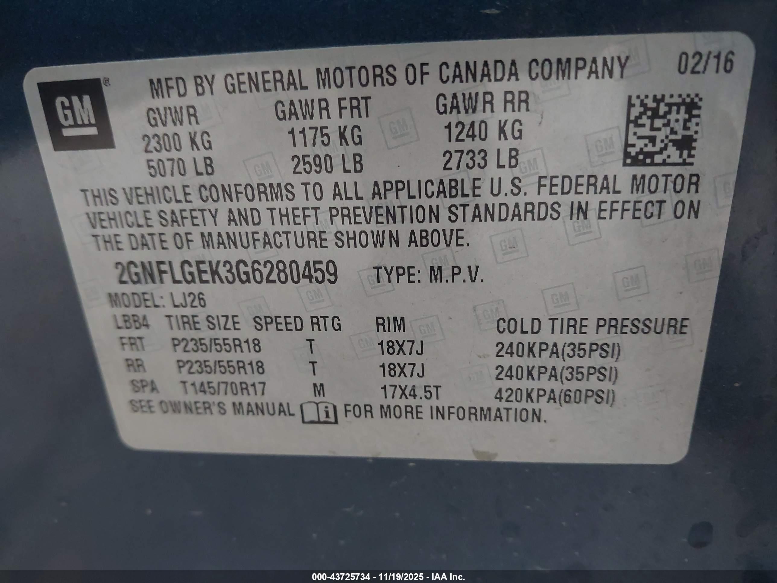 CHEVROLET EQUINOX image 9