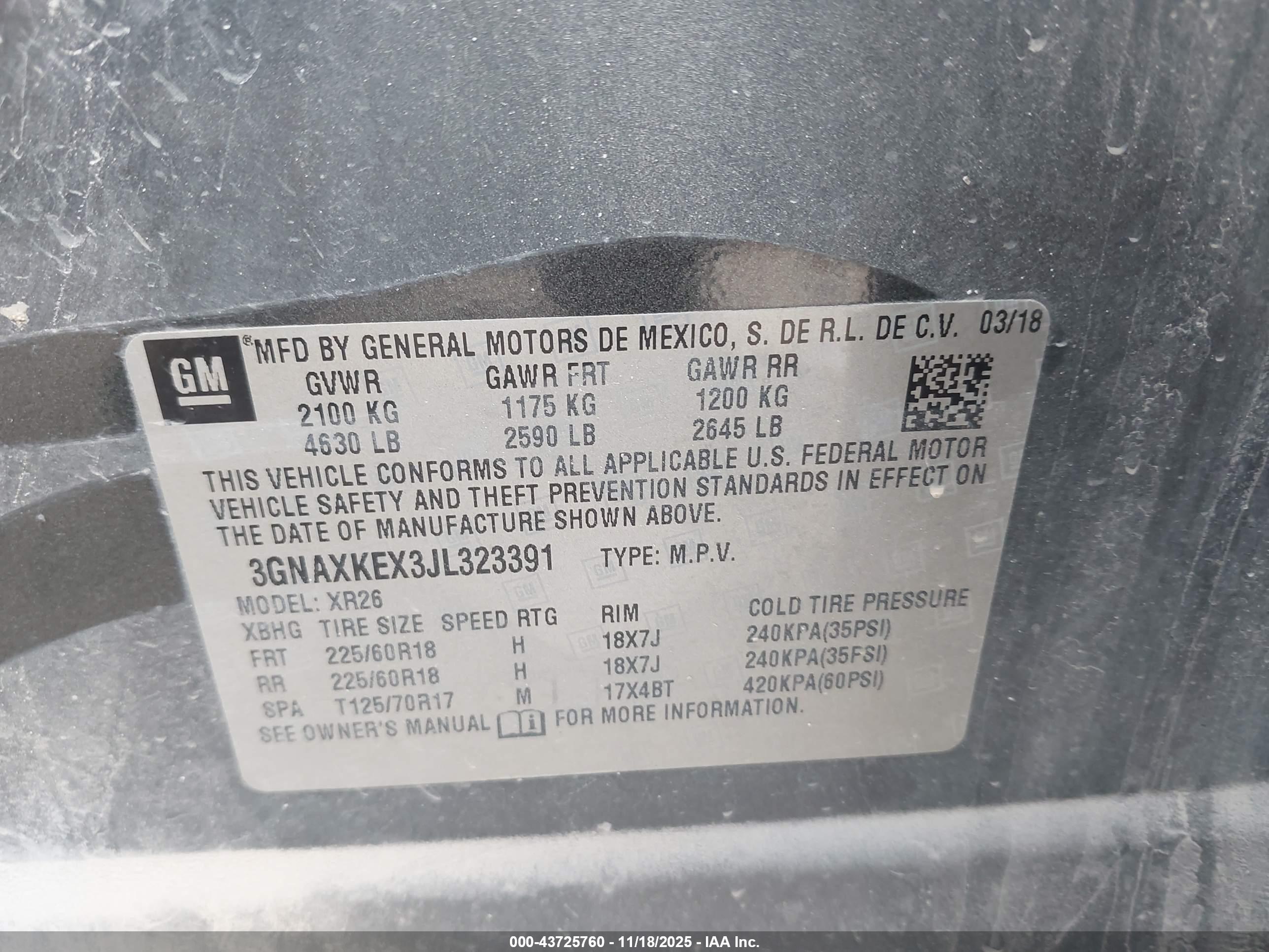 CHEVROLET EQUINOX image 9