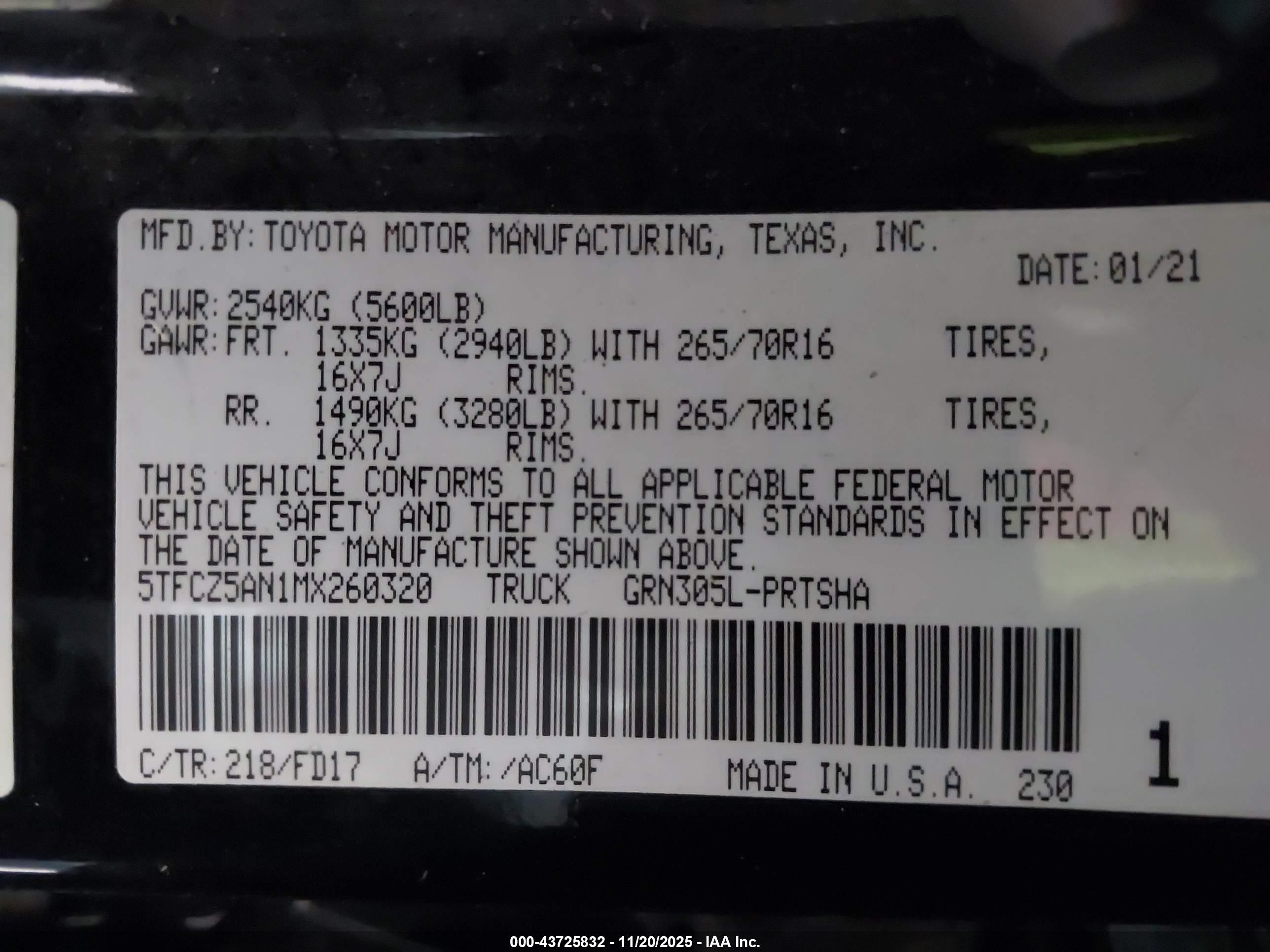 TOYOTA TACOMA image 9