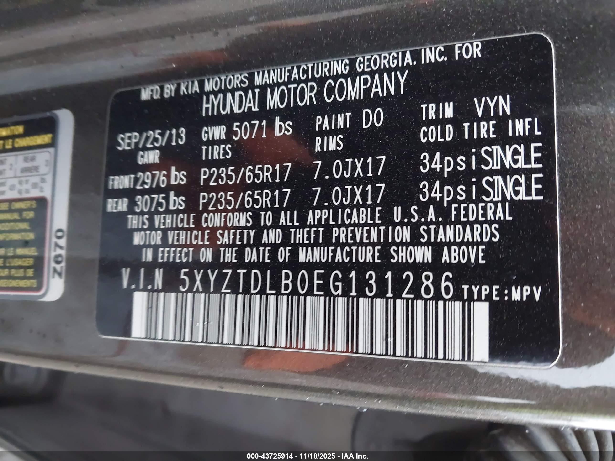 HYUNDAI SANTA image 9