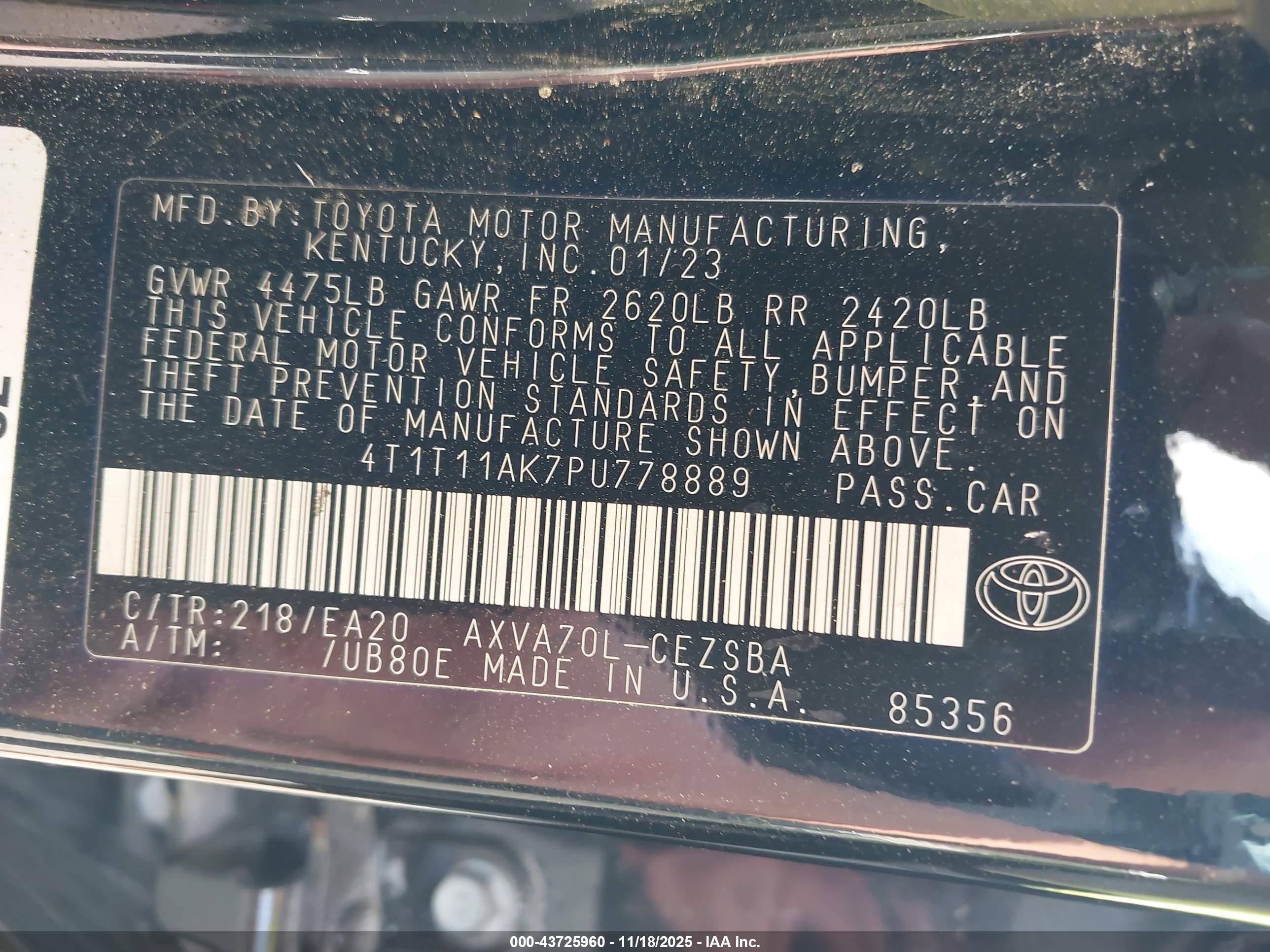TOYOTA CAMRY image 9