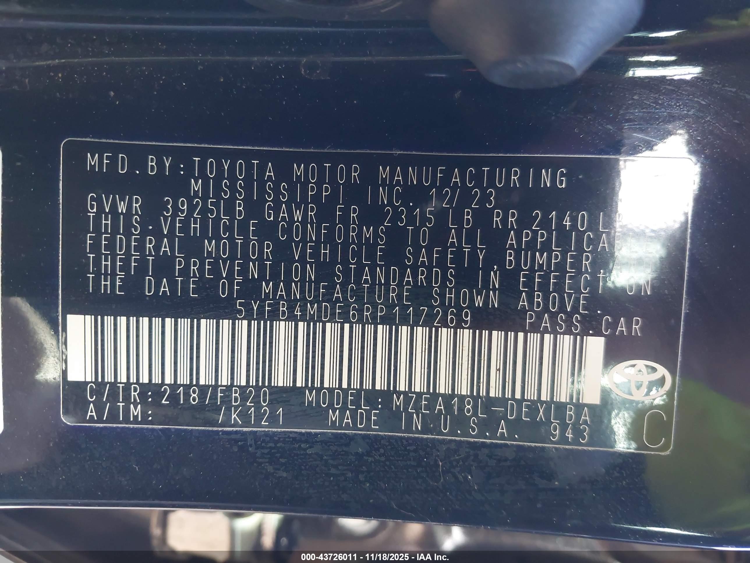 TOYOTA COROLLA image 9