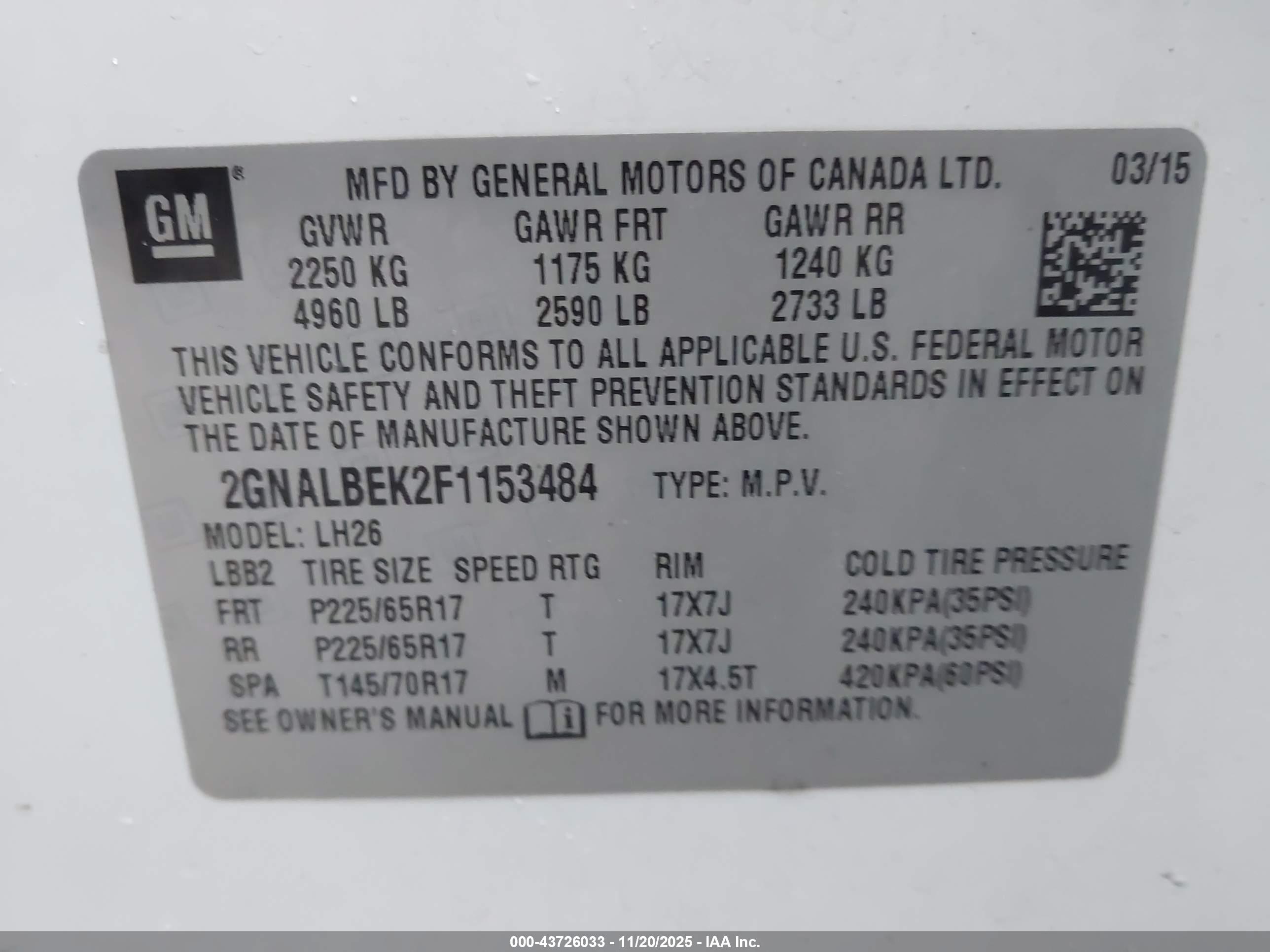 CHEVROLET EQUINOX image 9