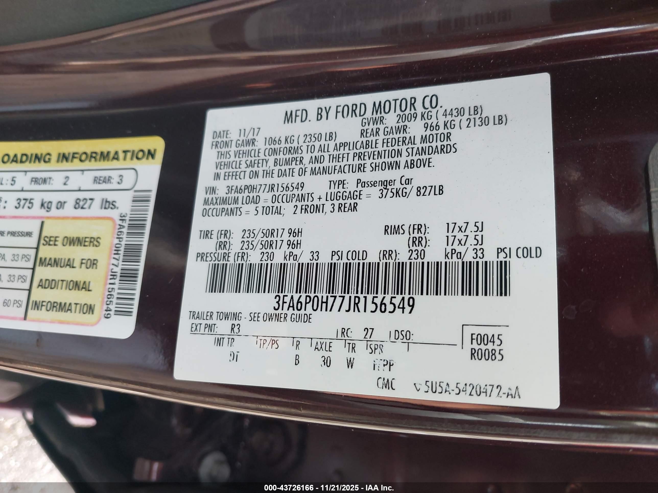 FORD FUSION image 9