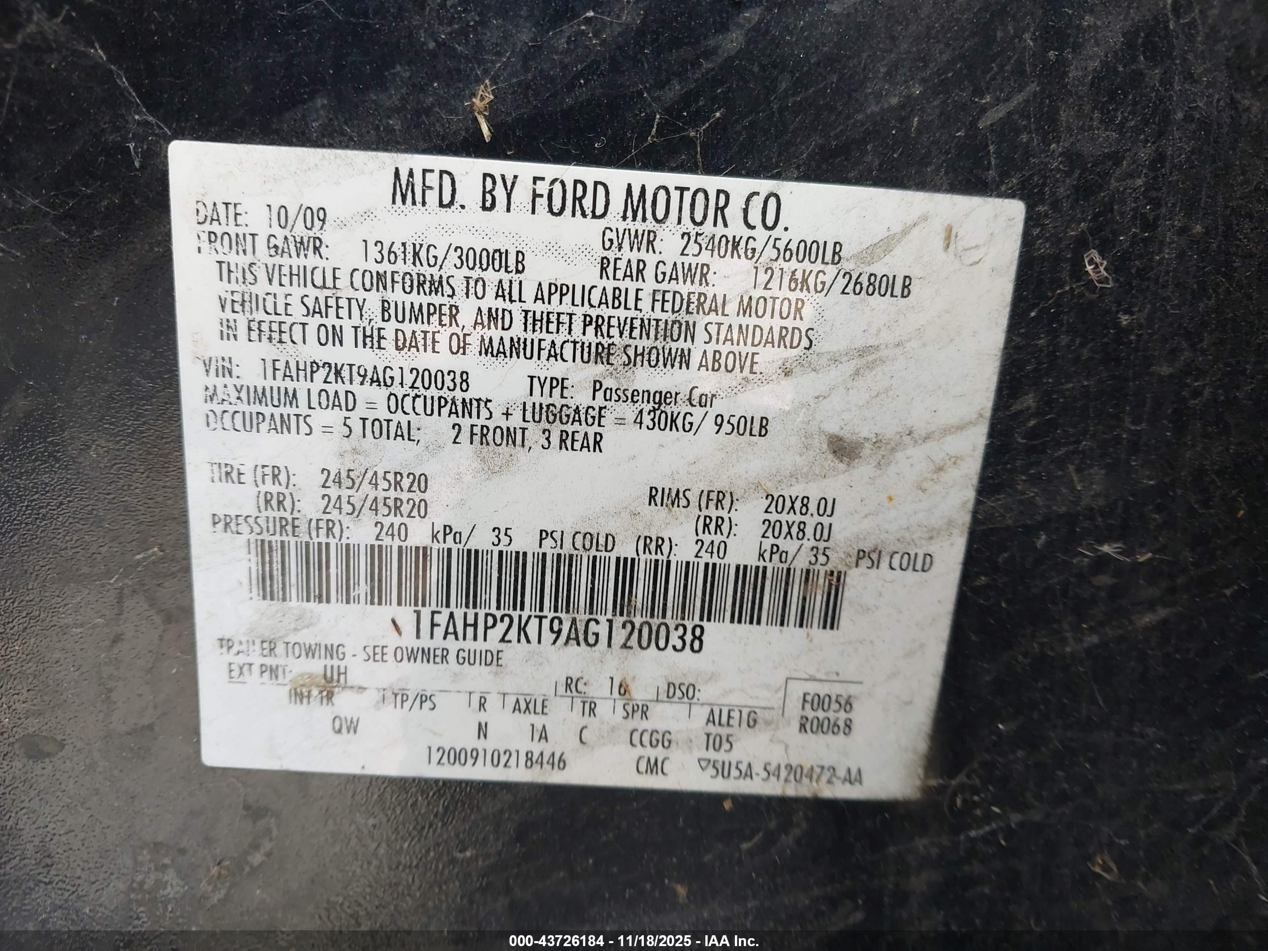 FORD TAURUS image 9